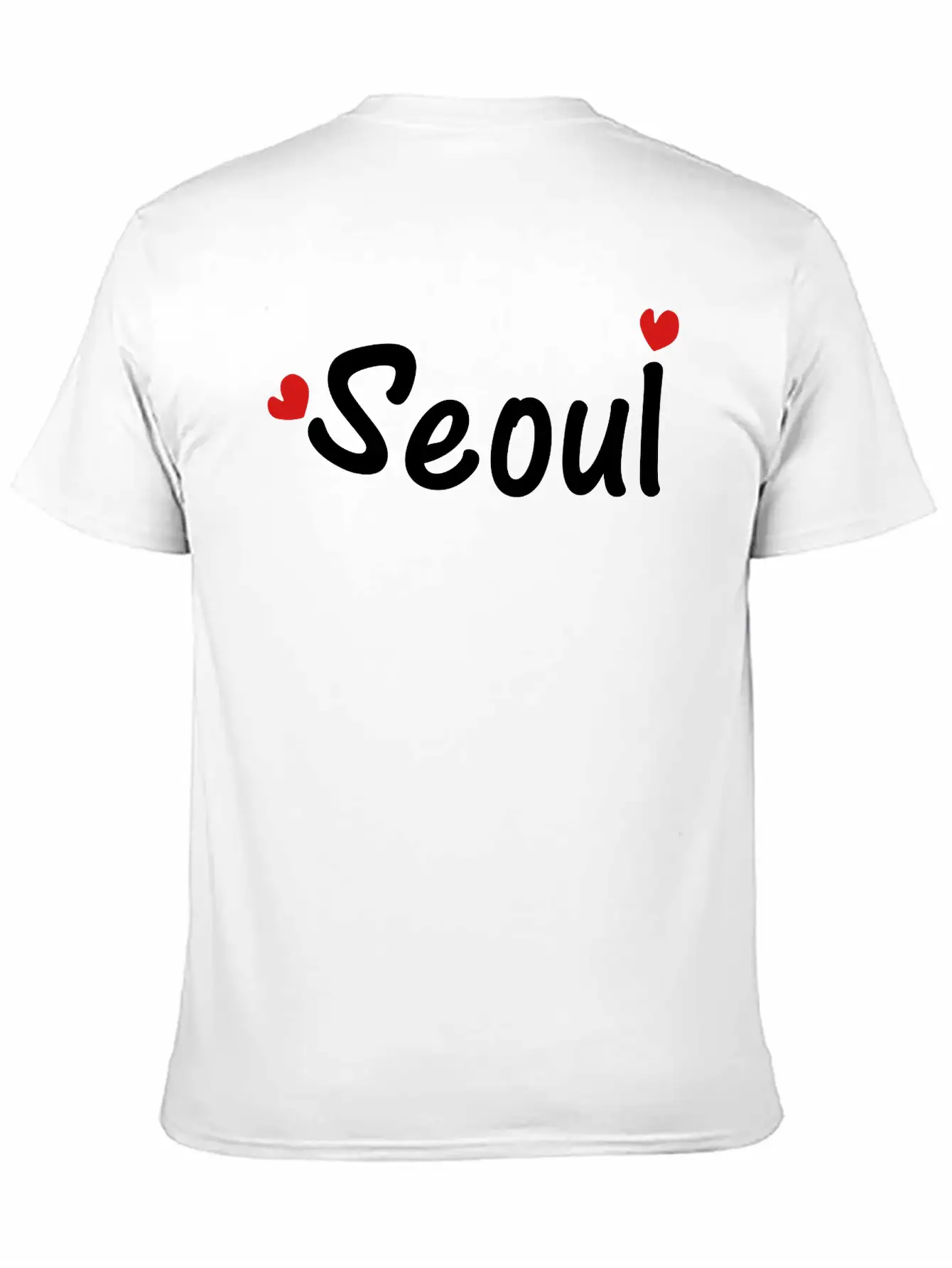 Seoul_txt_c2 Stylish Everyday T-Shirt – Unisex Basic Cotton Tee