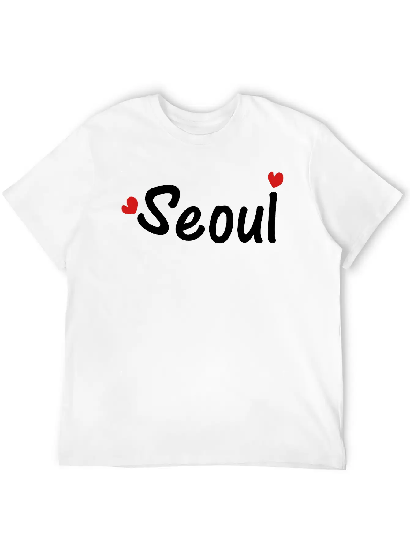 Seoul_txt_c2 Stylish Everyday T-Shirt – Unisex Basic Cotton Tee