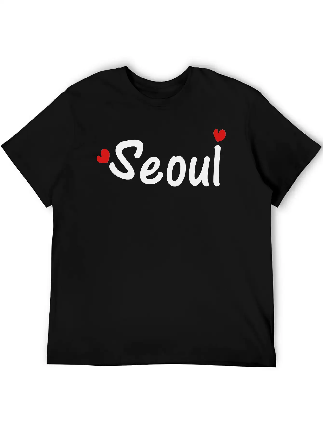 Seoul_txt_c2 Stylish Everyday T-Shirt – Unisex Basic Cotton Tee