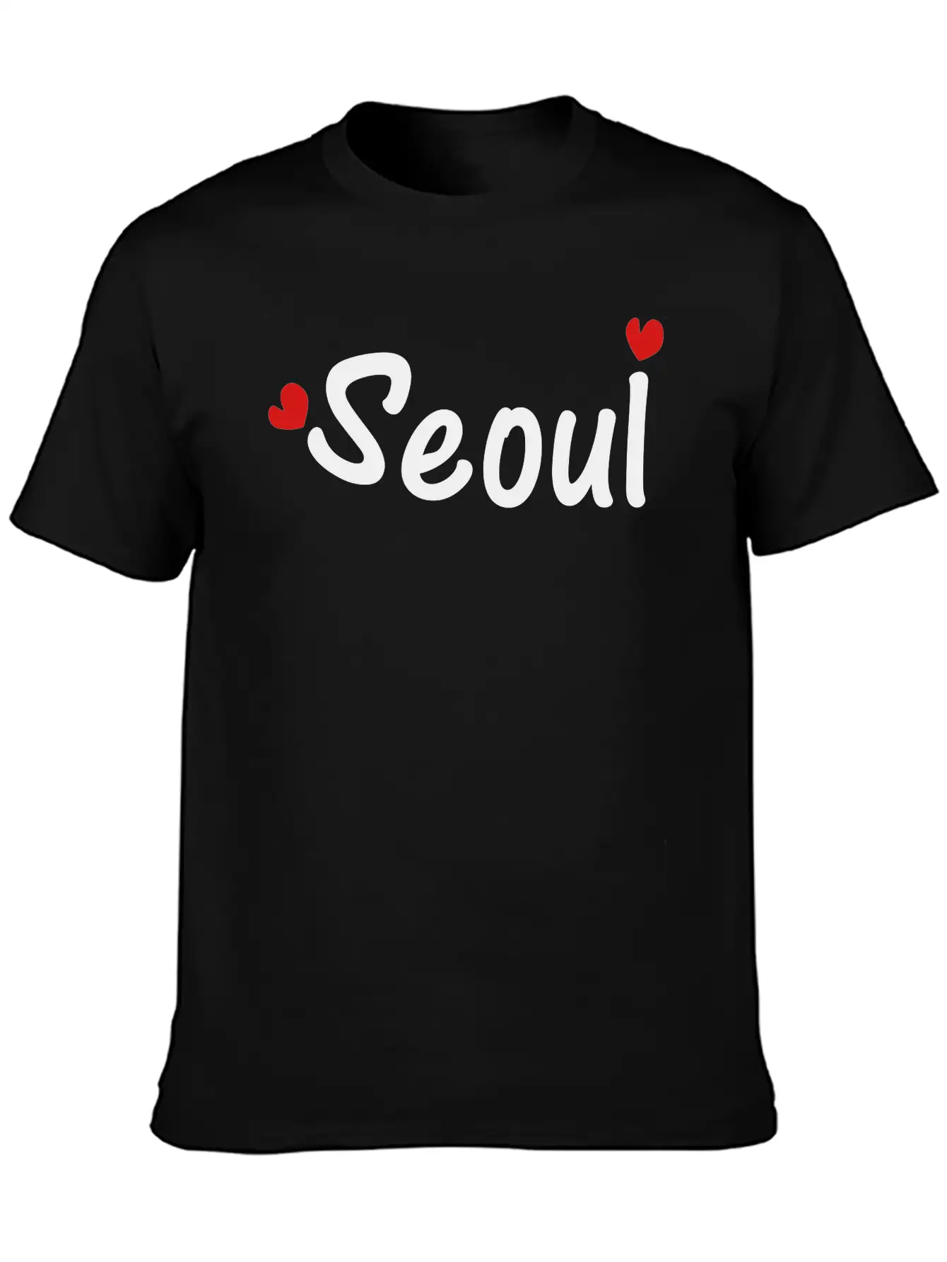 Seoul_txt_c2 Stylish Everyday T-Shirt – Unisex Basic Cotton Tee