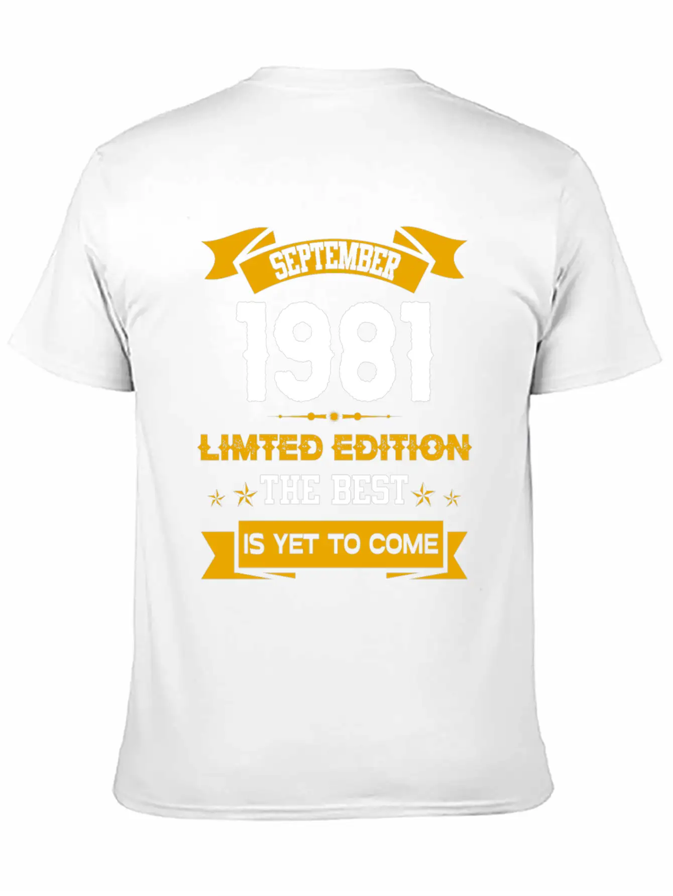 September 1981 Birthday Surprise Essential Unisex Summer Tee – Soft Cotton Casual Fit