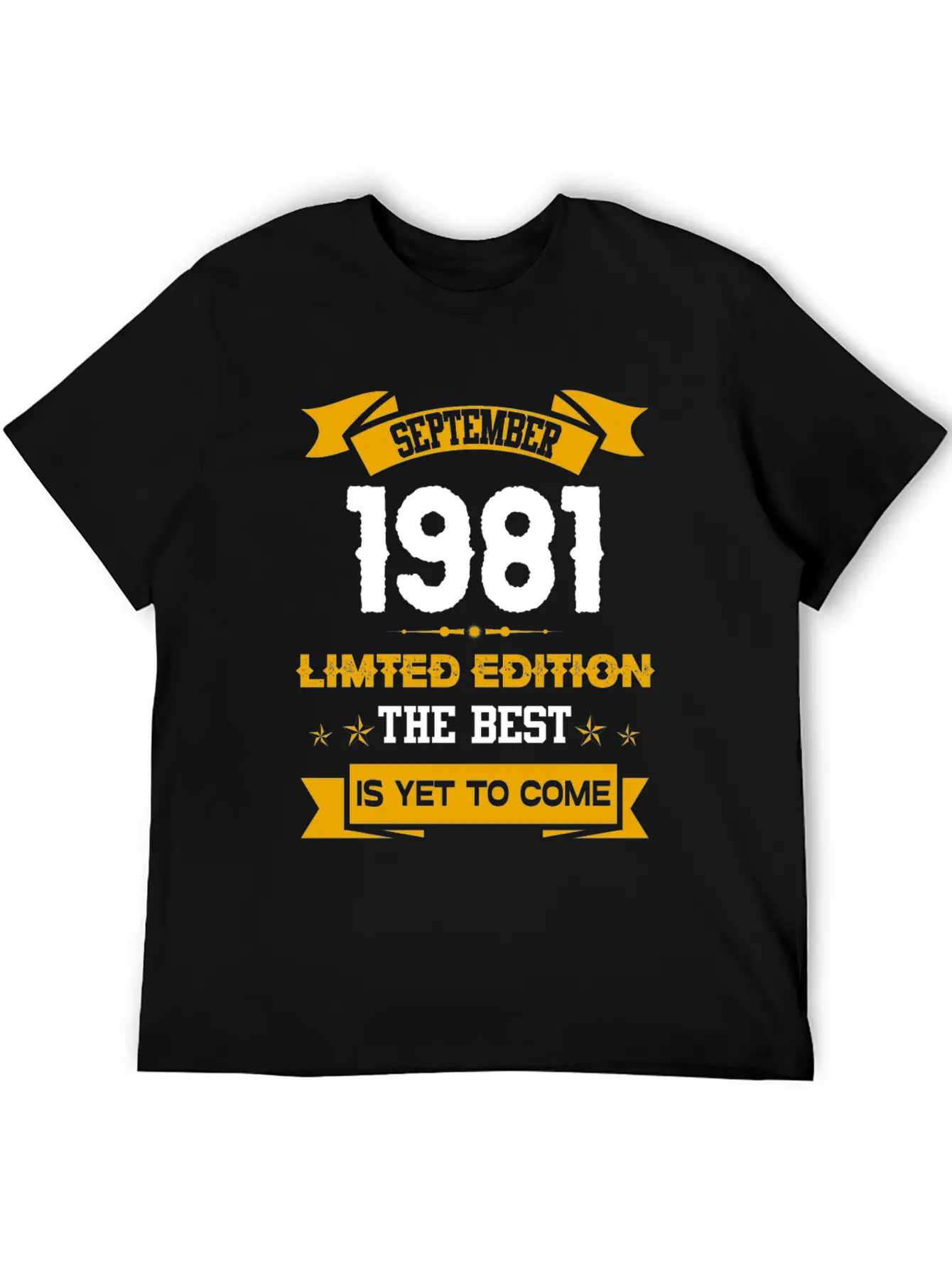 September 1981 Birthday Surprise Essential Unisex Summer Tee – Soft Cotton Casual Fit