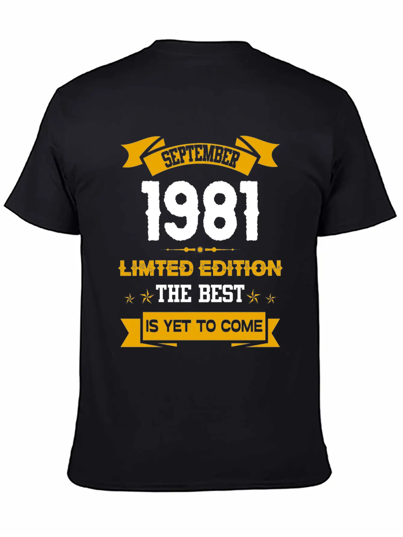September 1981 Birthday Surprise Essential Unisex Summer Tee – Soft Cotton Casual Fit