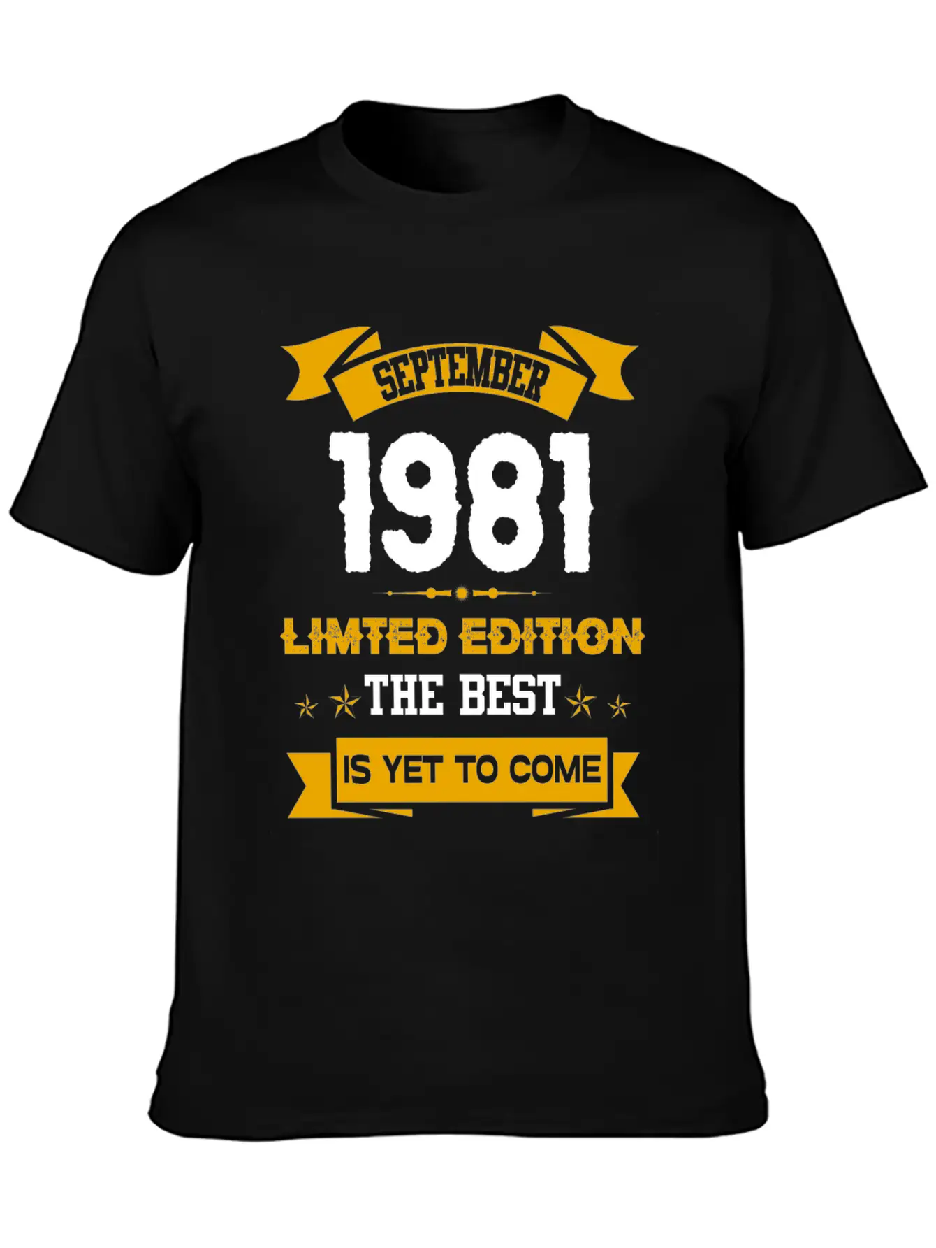 September 1981 Birthday Surprise Essential Unisex Summer Tee – Soft Cotton Casual Fit