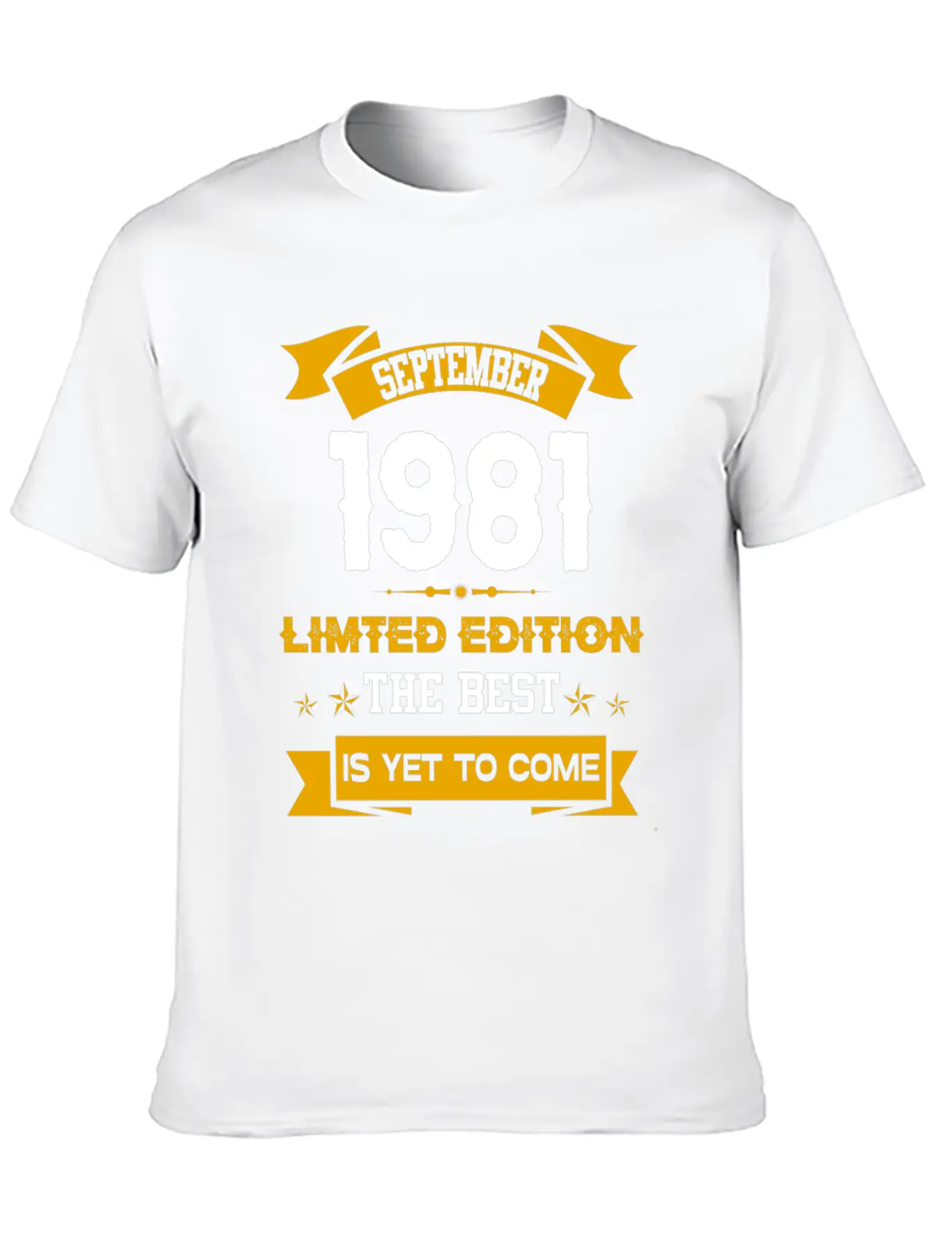September 1981 Birthday Surprise Essential Unisex Summer Tee – Soft Cotton Casual Fit