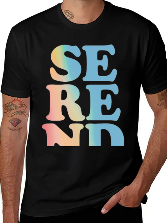 Serendipity Pastel Hoodies & Sweatshirts Unisex Short Sleeve Soft Cotton T-Shirt – Casual Everyday Wear