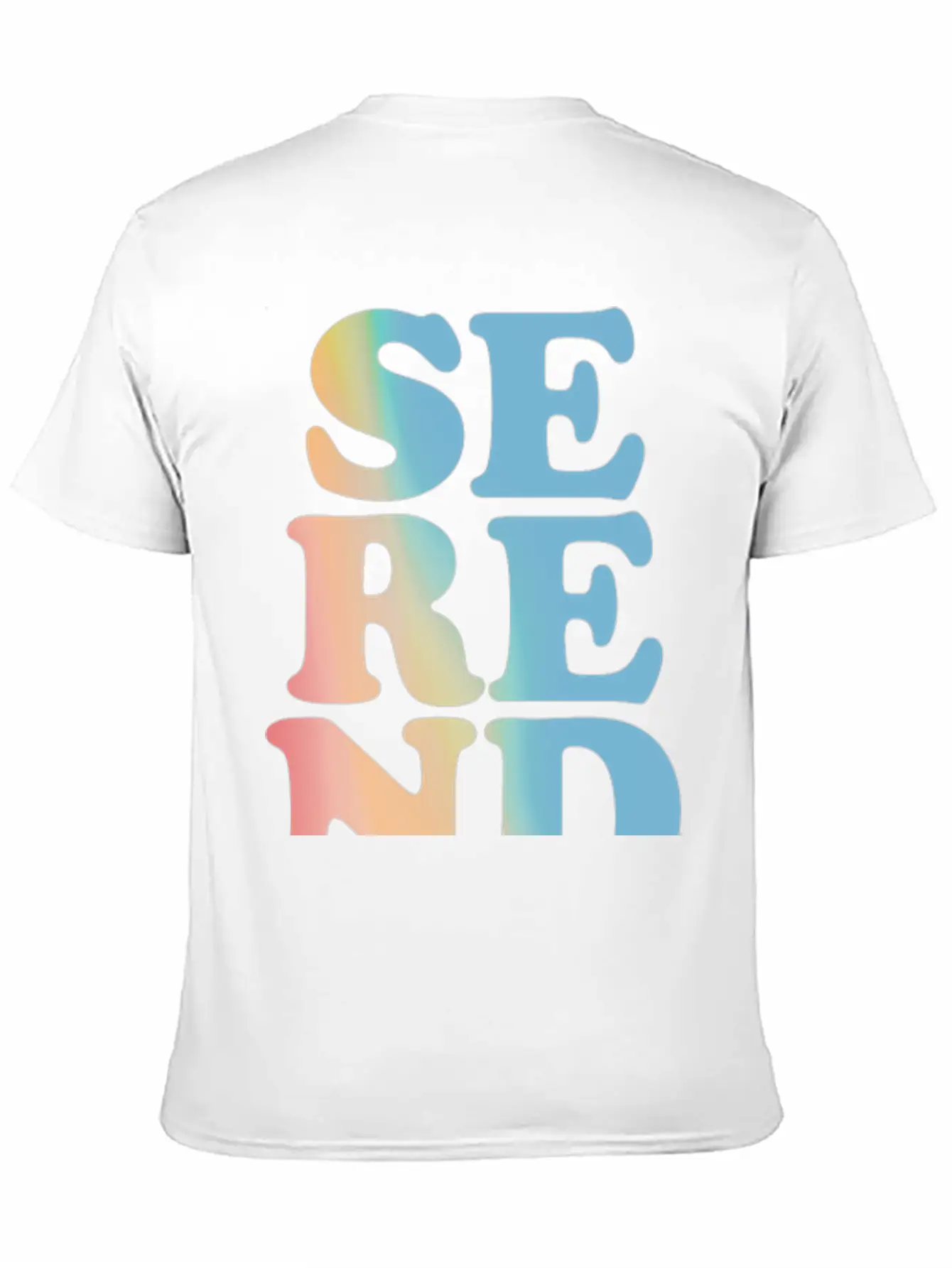 Serendipity Pastel Hoodies & Sweatshirts Unisex Short Sleeve Soft Cotton T-Shirt – Casual Everyday Wear