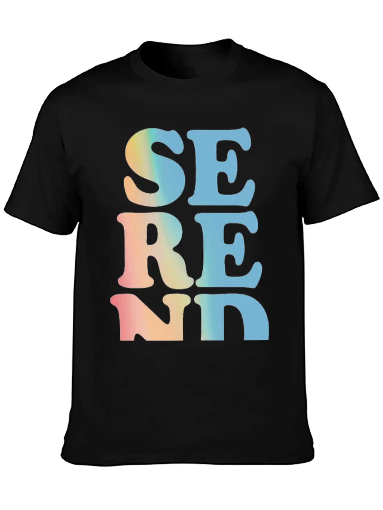 Serendipity Pastel Hoodies & Sweatshirts Unisex Short Sleeve Soft Cotton T-Shirt – Casual Everyday Wear