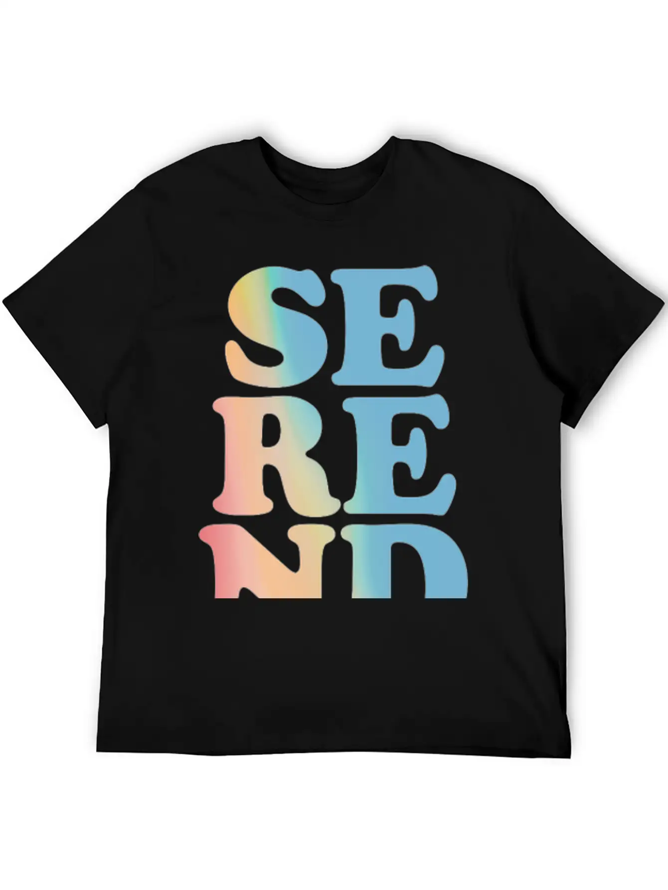 Serendipity Pastel Hoodies & Sweatshirts Unisex Short Sleeve Soft Cotton T-Shirt – Casual Everyday Wear