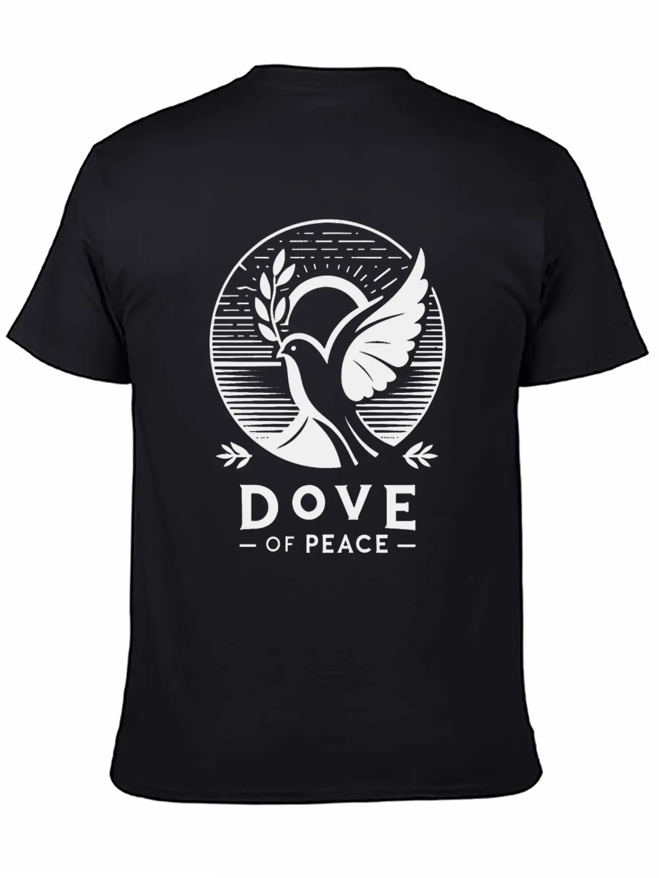 Serene Sunrise: Dove Of Peace T-Shirt Comfortable Minimalist Graphic Tee – Summer Style Essential