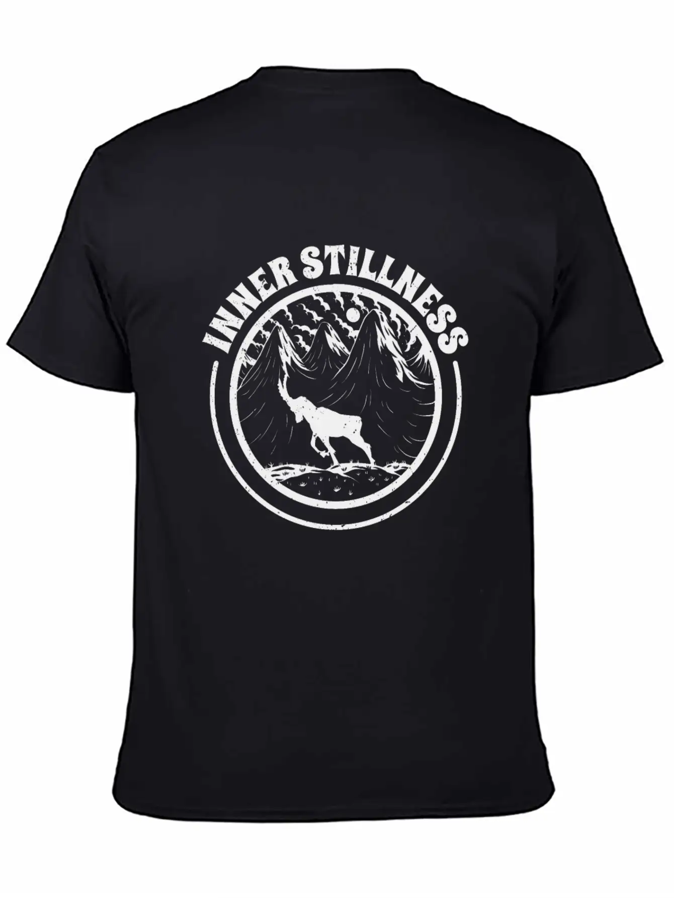 Serenity Nature Lover Hiking Mountains Campers Stylish Everyday T-Shirt – Unisex Basic Cotton Tee