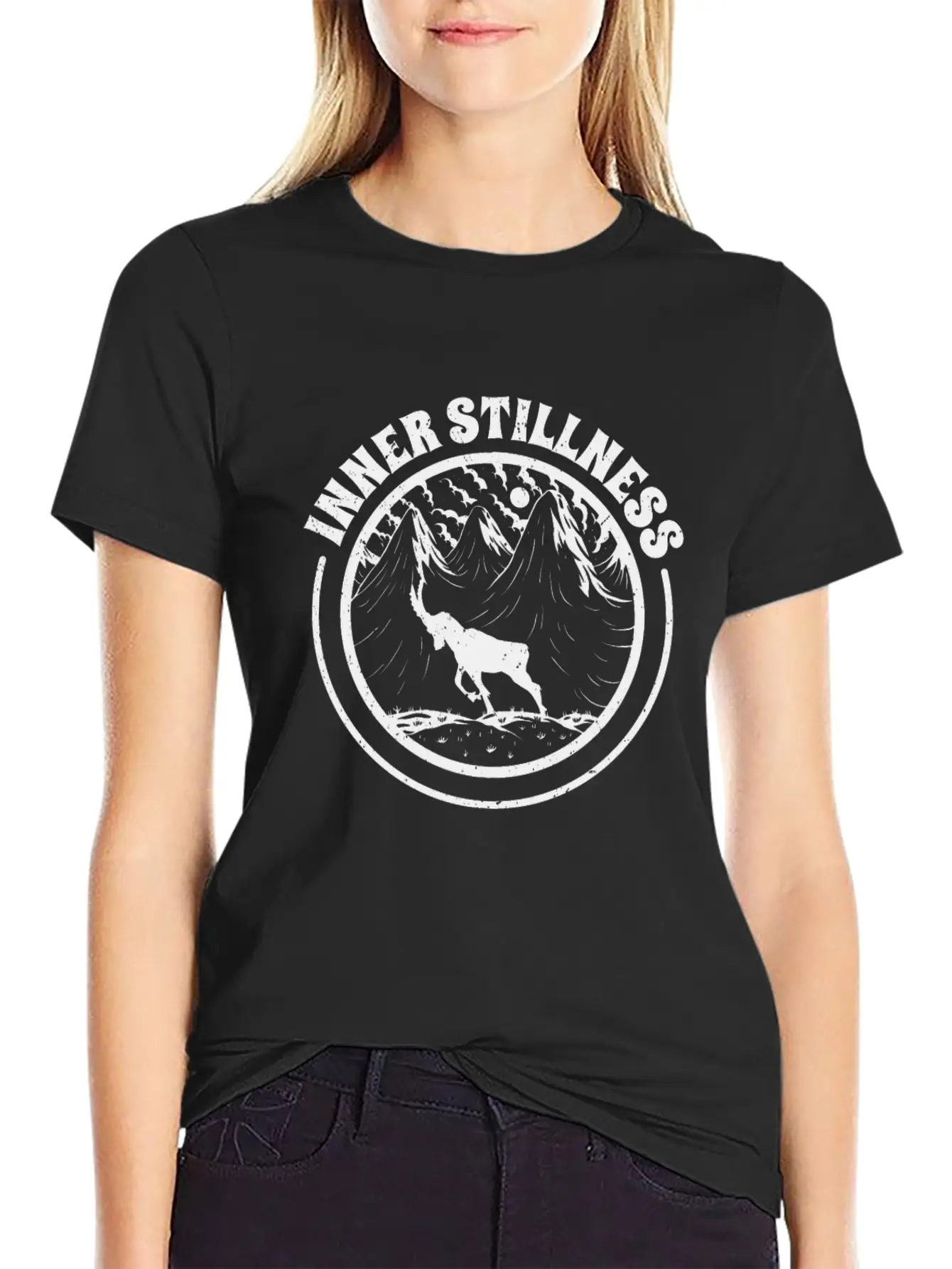 Serenity Nature Lover Hiking Mountains Campers Stylish Everyday T-Shirt – Unisex Basic Cotton Tee