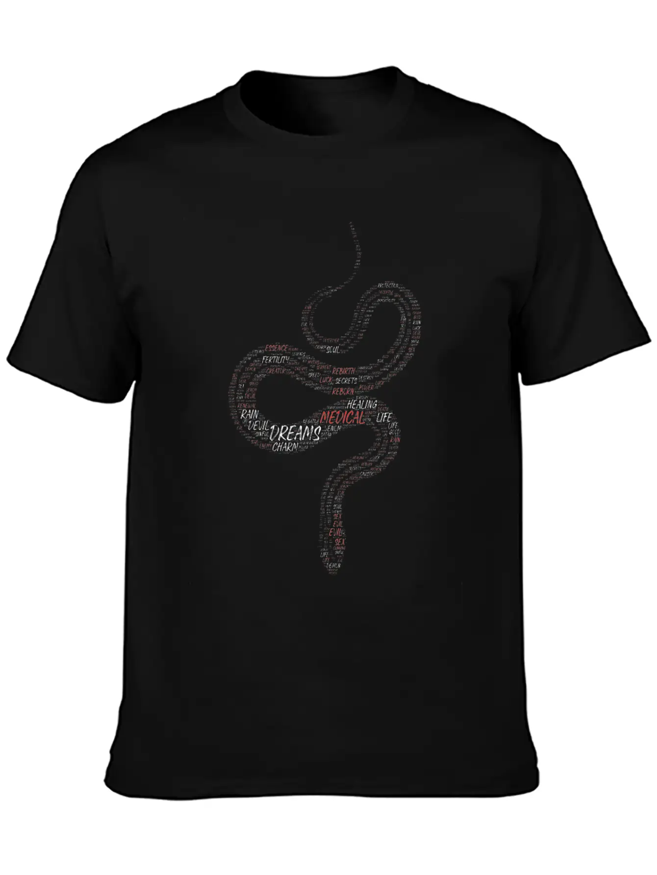 Serpentine Wisdom Timeless Short Sleeve Tee – Comfy And Minimalist Design