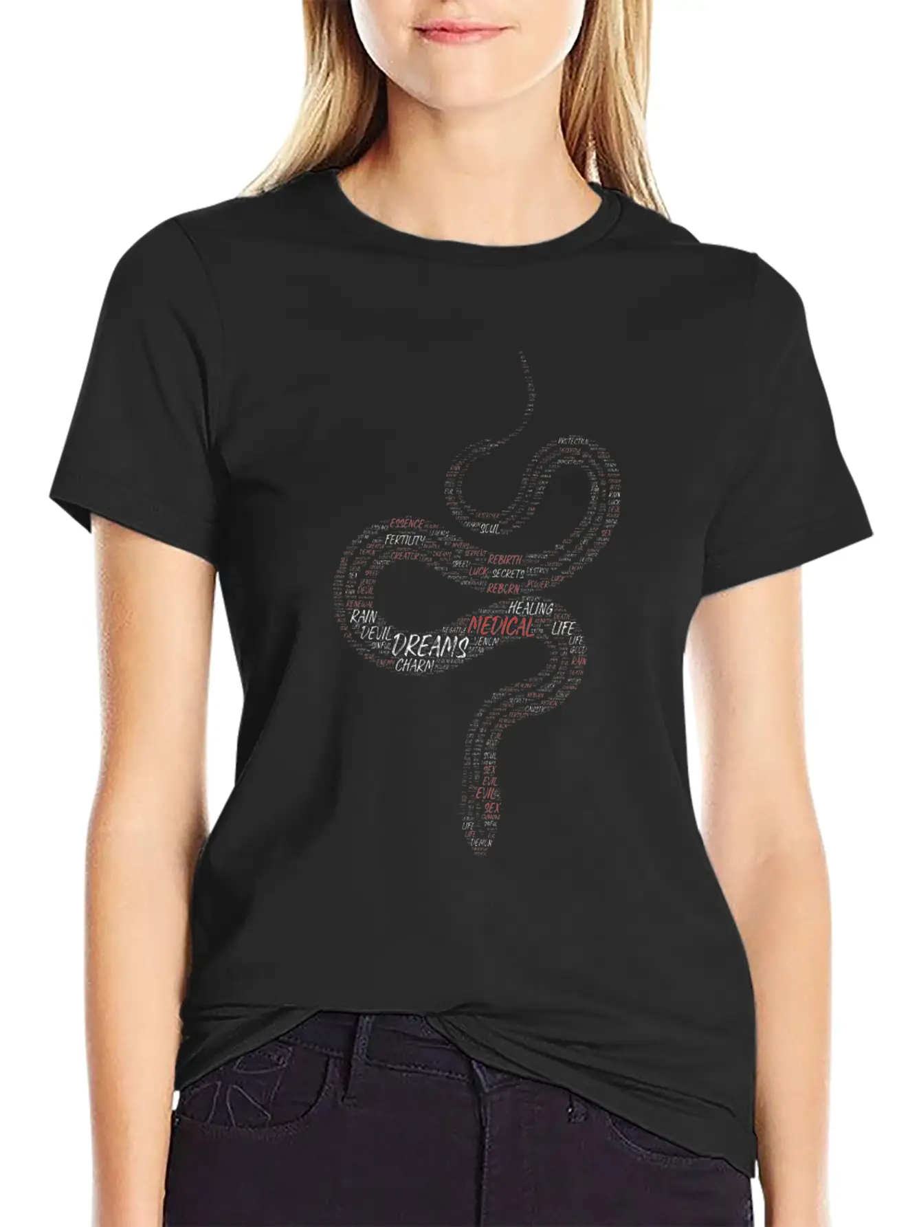 Serpentine Wisdom Timeless Short Sleeve Tee – Comfy And Minimalist Design