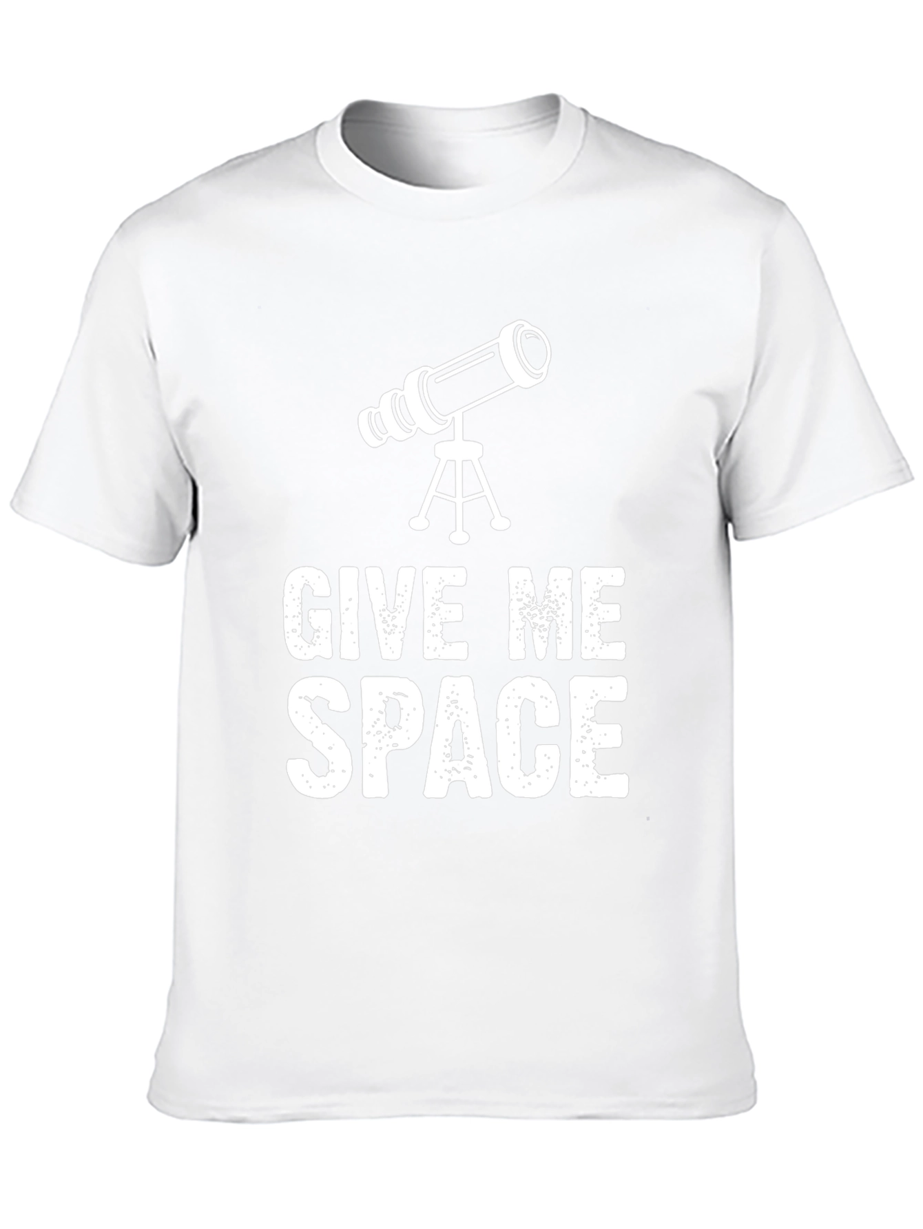 Give Me Space Telescope Black T-Shirt