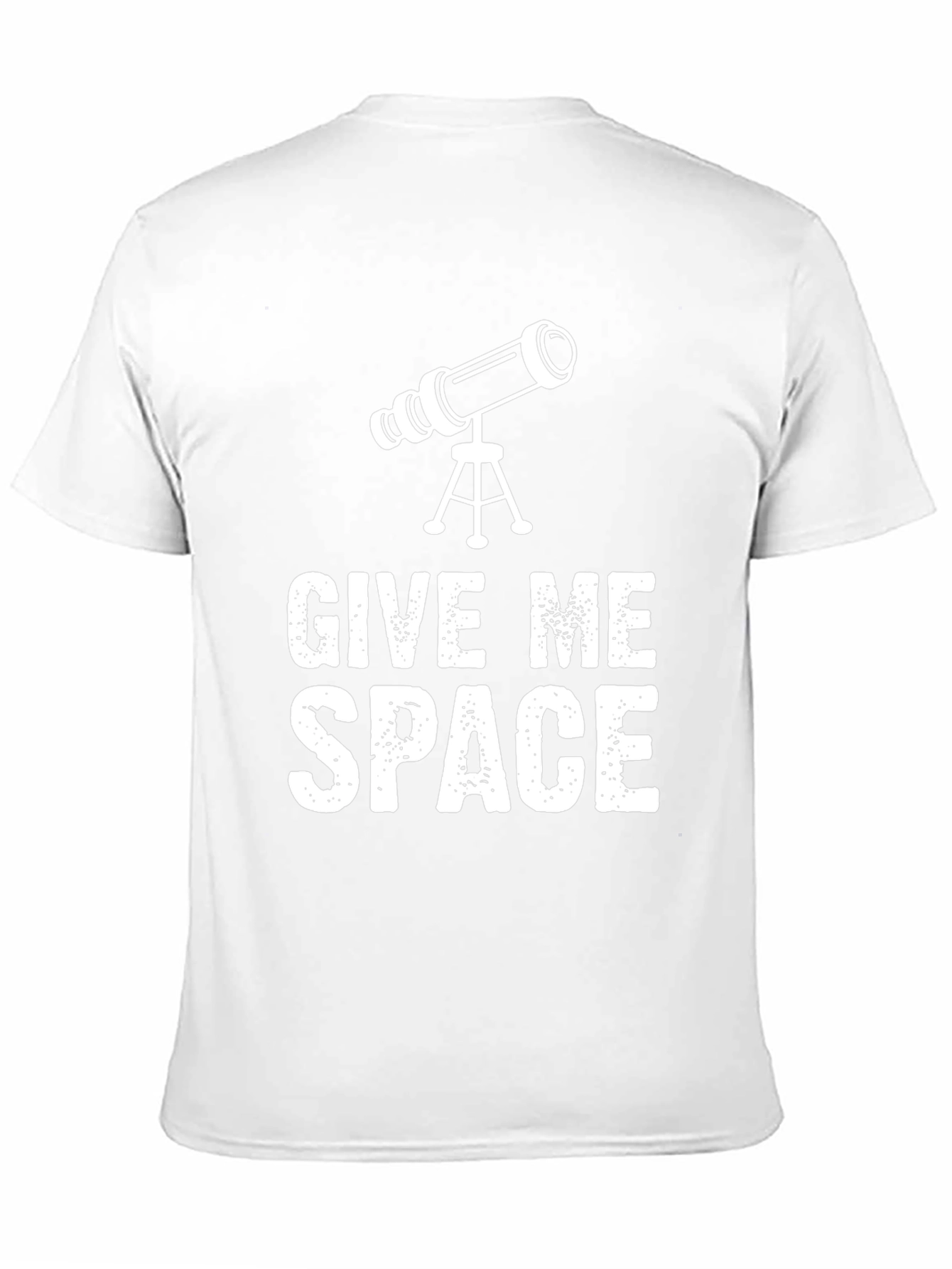 Give Me Space Telescope Black T-Shirt