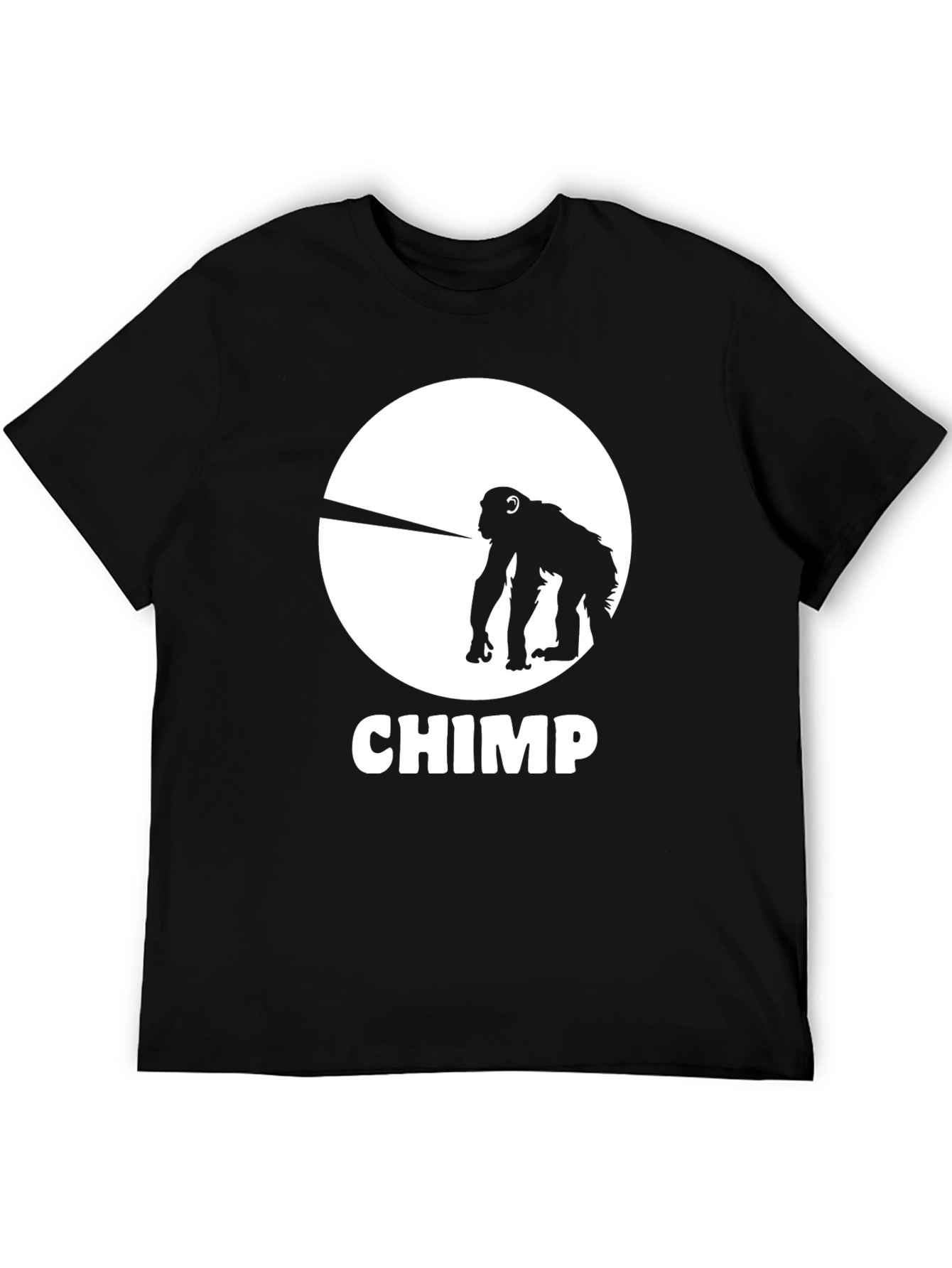 Chimp T-Shirt - Black - Graphic Tee