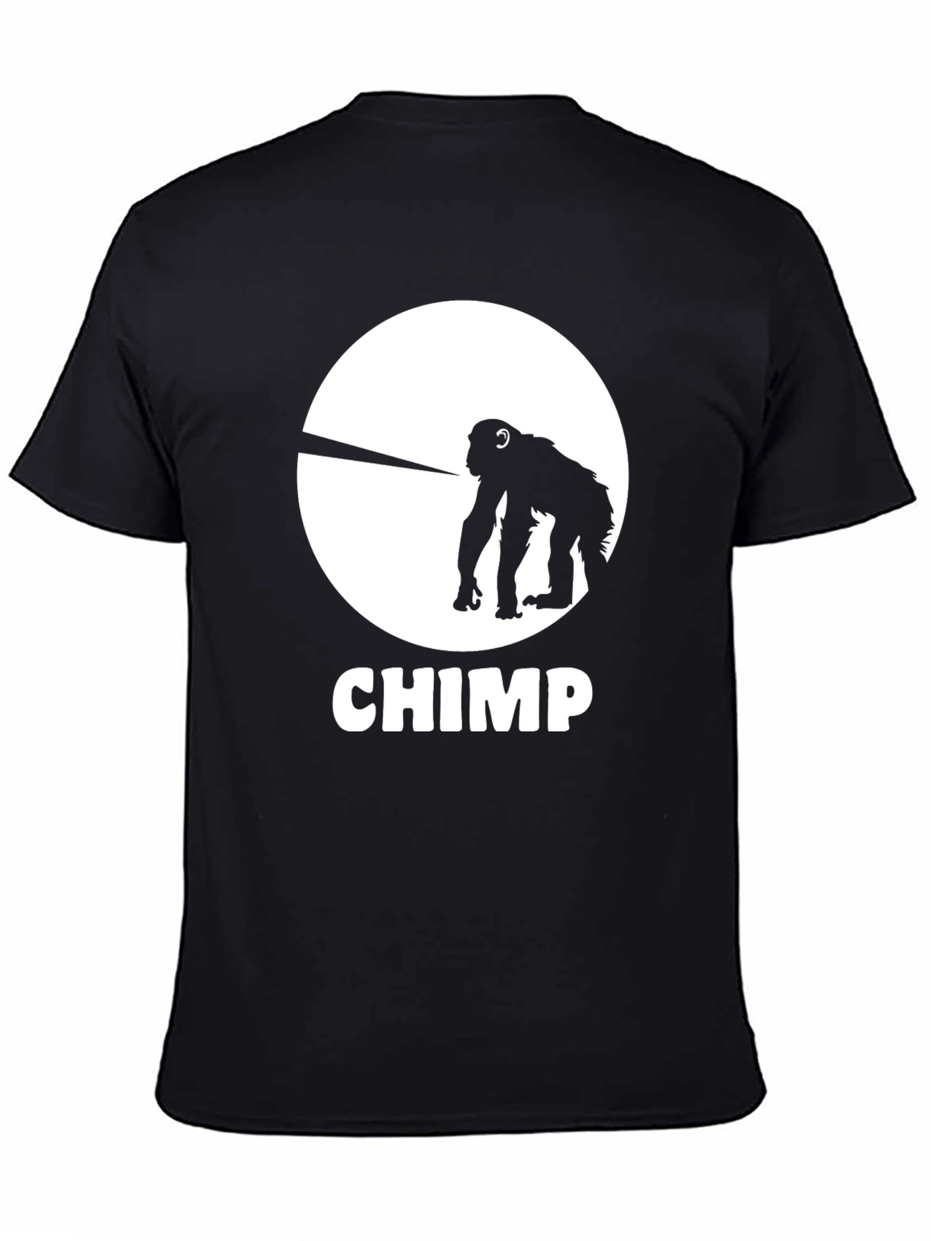 Chimp T-Shirt - Black - Graphic Tee