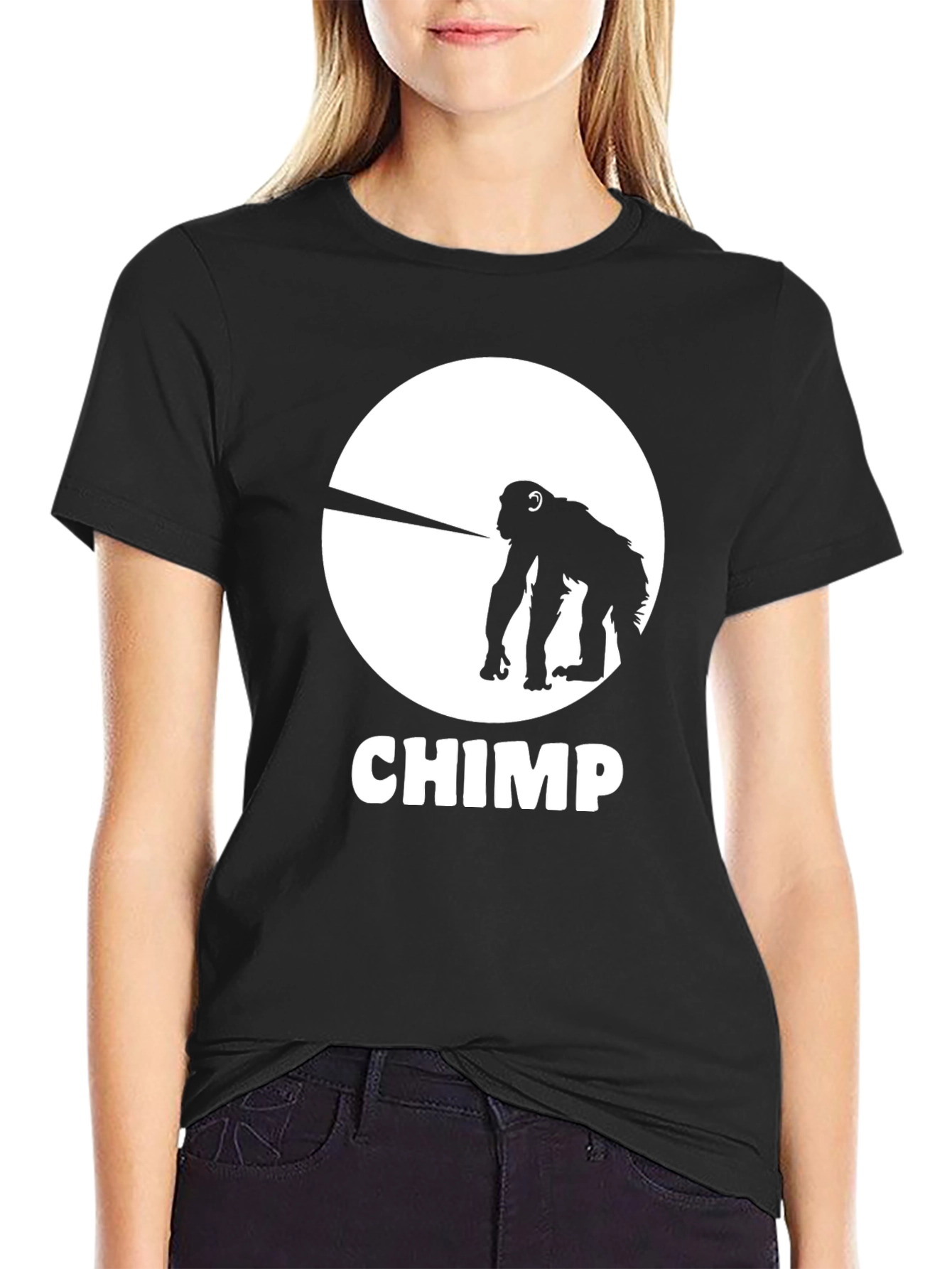 Chimp T-Shirt - Black - Graphic Tee