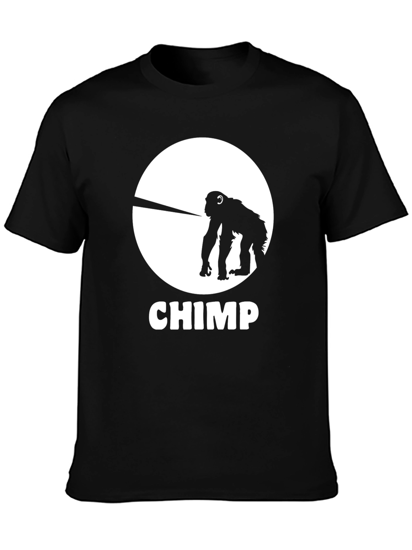 Chimp T-Shirt - Black - Graphic Tee