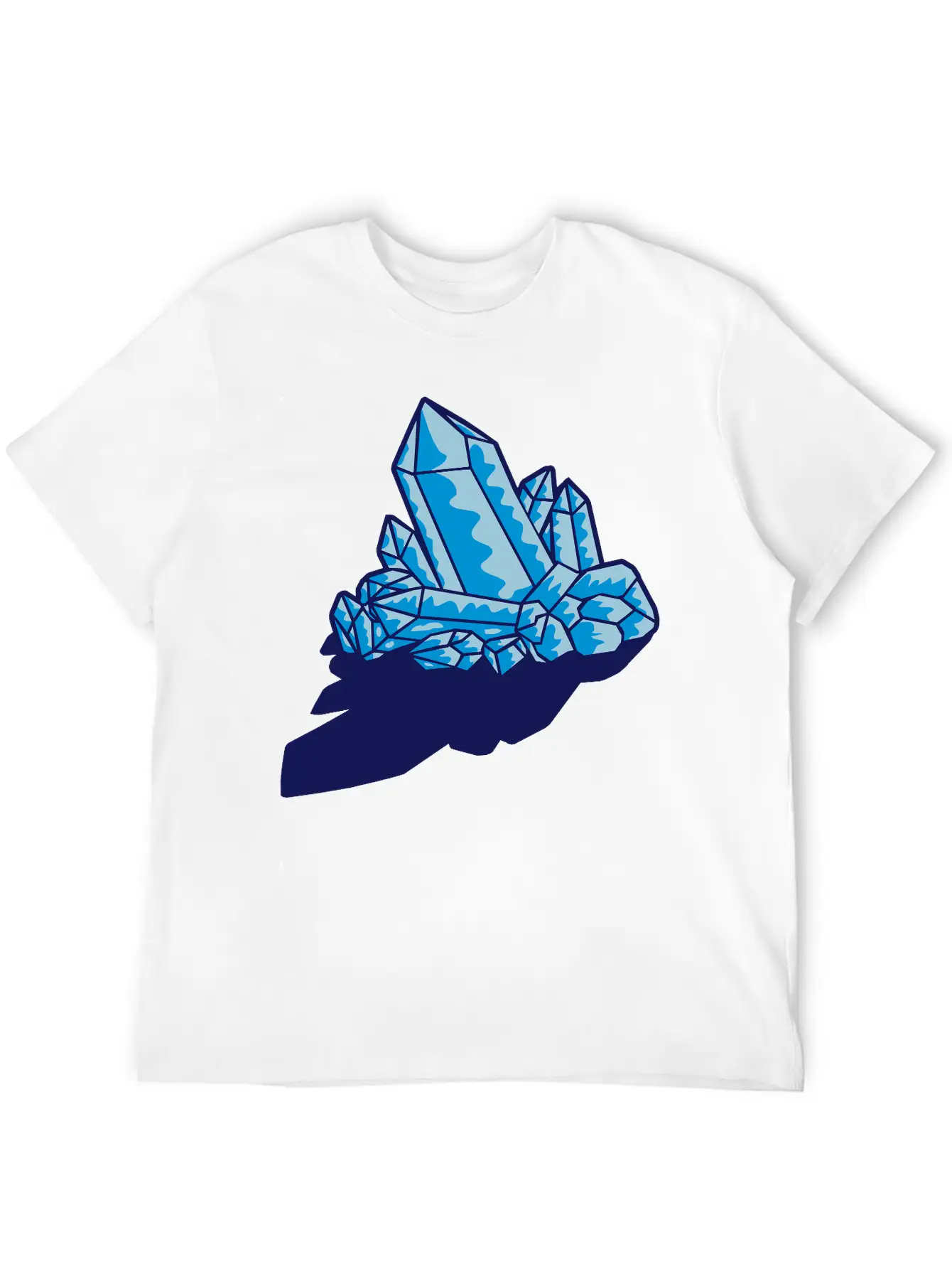 Shadow Crystal Gem Basic Graphic T-Shirt – Daily Comfort In Soft Cotton