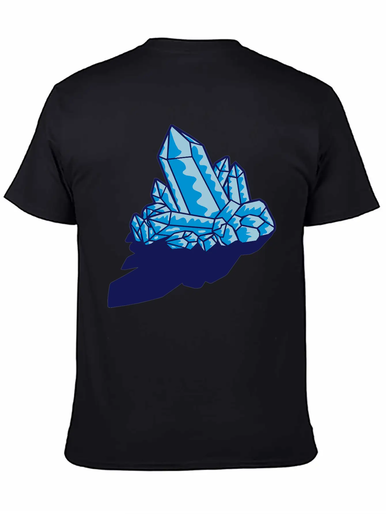 Shadow Crystal Gem Basic Graphic T-Shirt – Daily Comfort In Soft Cotton