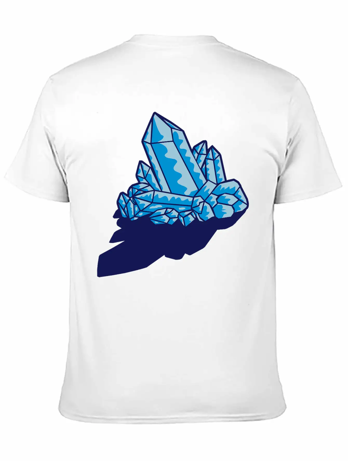 Shadow Crystal Gem Basic Graphic T-Shirt – Daily Comfort In Soft Cotton