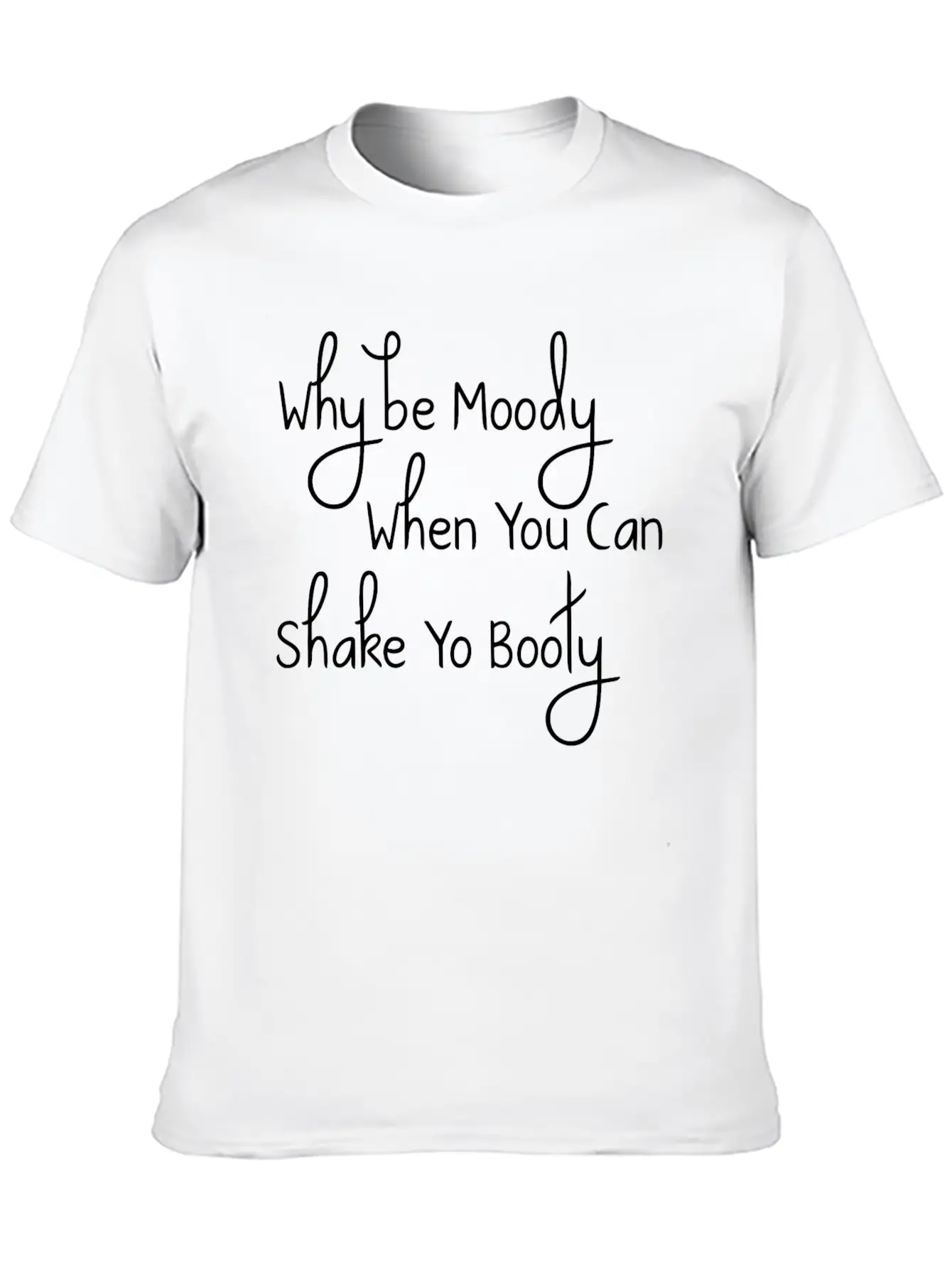 SHAKE-YO-BOOTY Unisex Short Sleeve Soft Cotton T-Shirt – Casual Everyday Wear