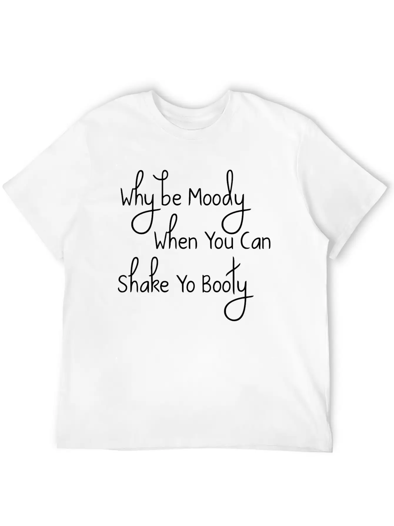 SHAKE-YO-BOOTY Unisex Short Sleeve Soft Cotton T-Shirt – Casual Everyday Wear