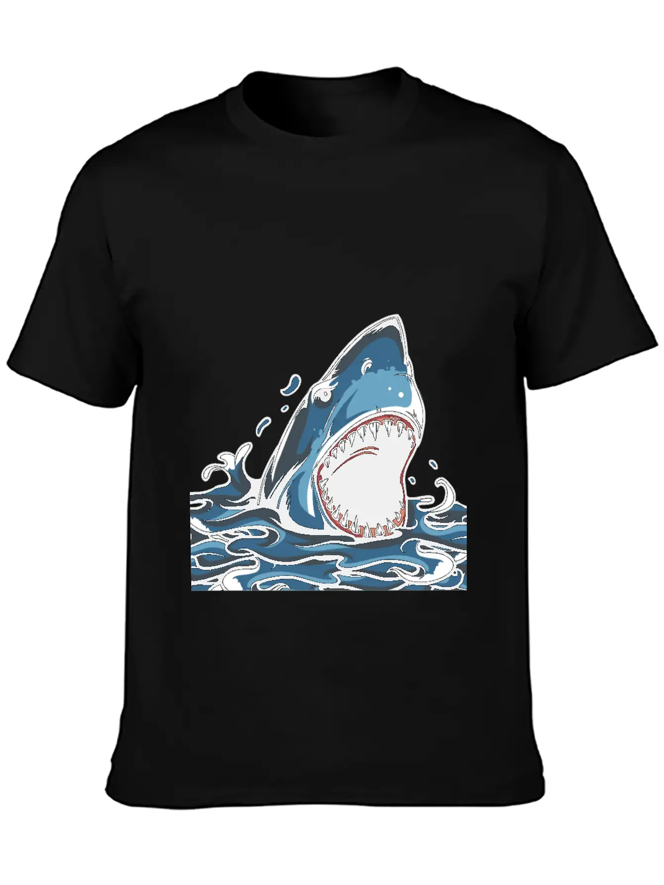 Shark Attack Timeless Short Sleeve Tee – Comfy And Minimalist Design
