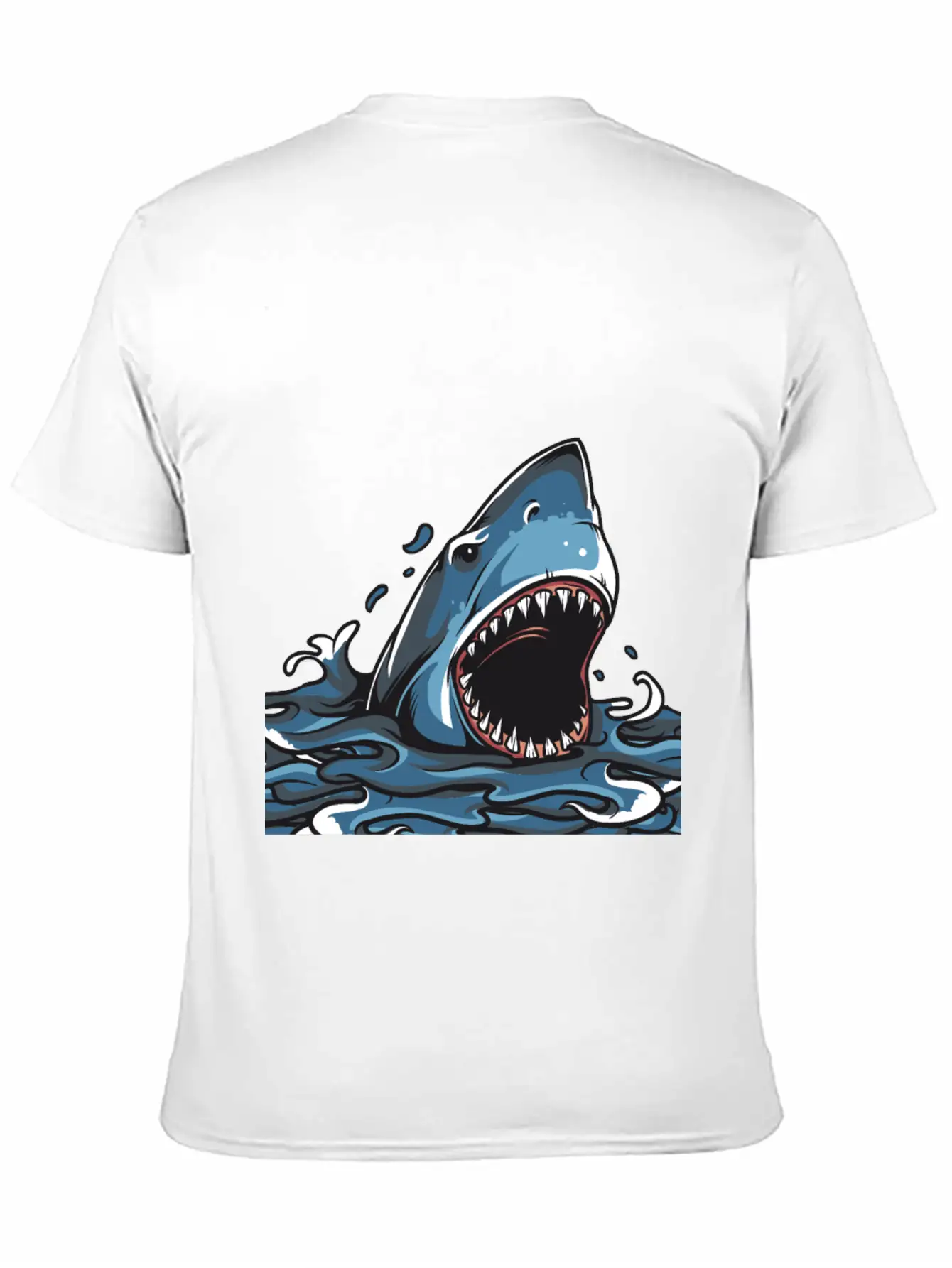 Shark Attack Timeless Short Sleeve Tee – Comfy And Minimalist Design