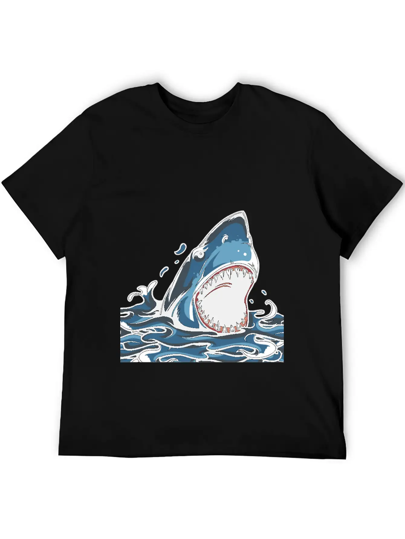 Shark Attack Timeless Short Sleeve Tee – Comfy And Minimalist Design