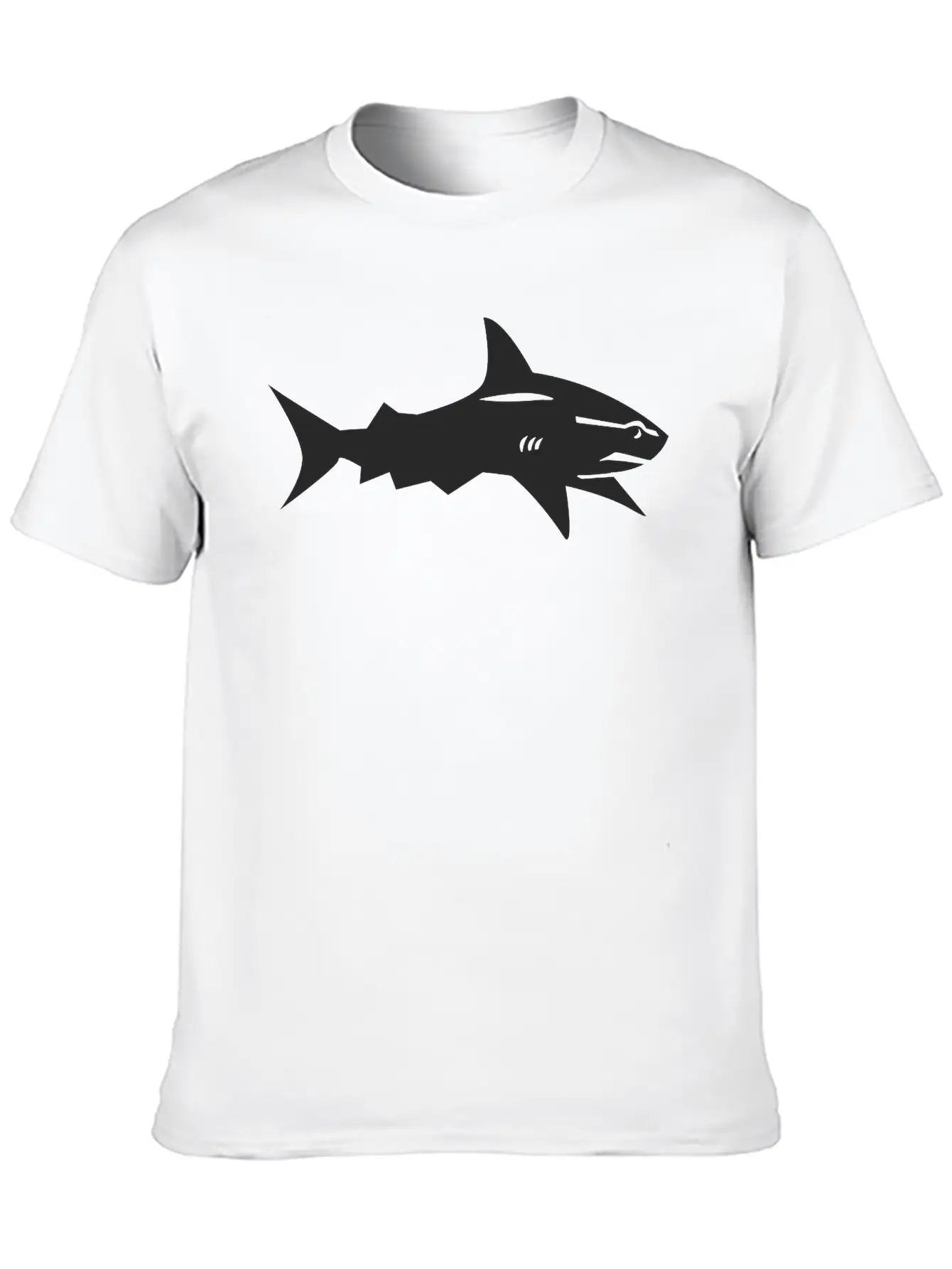Shark Comfortable Minimalist Graphic Tee – Summer Style Essential