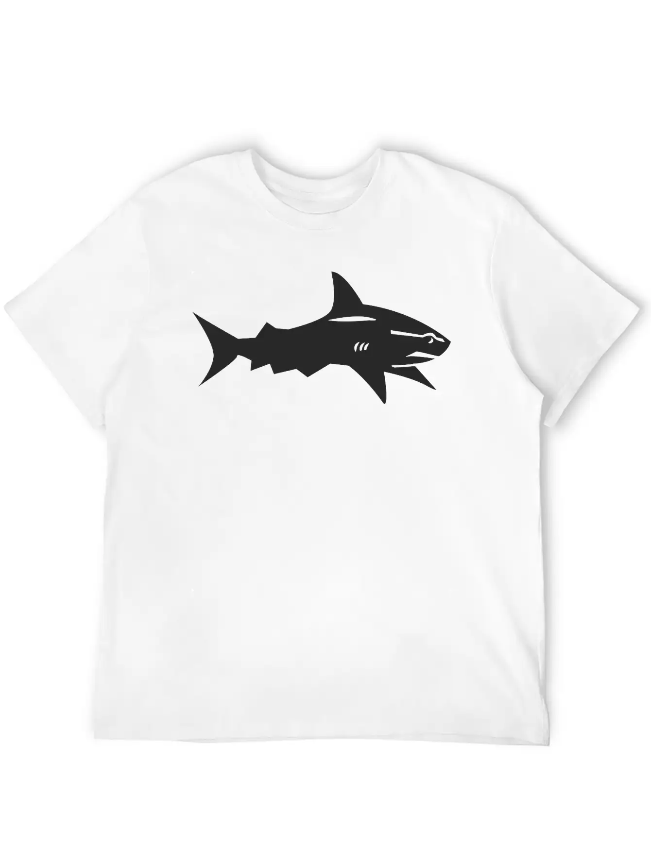 Shark Comfortable Minimalist Graphic Tee – Summer Style Essential