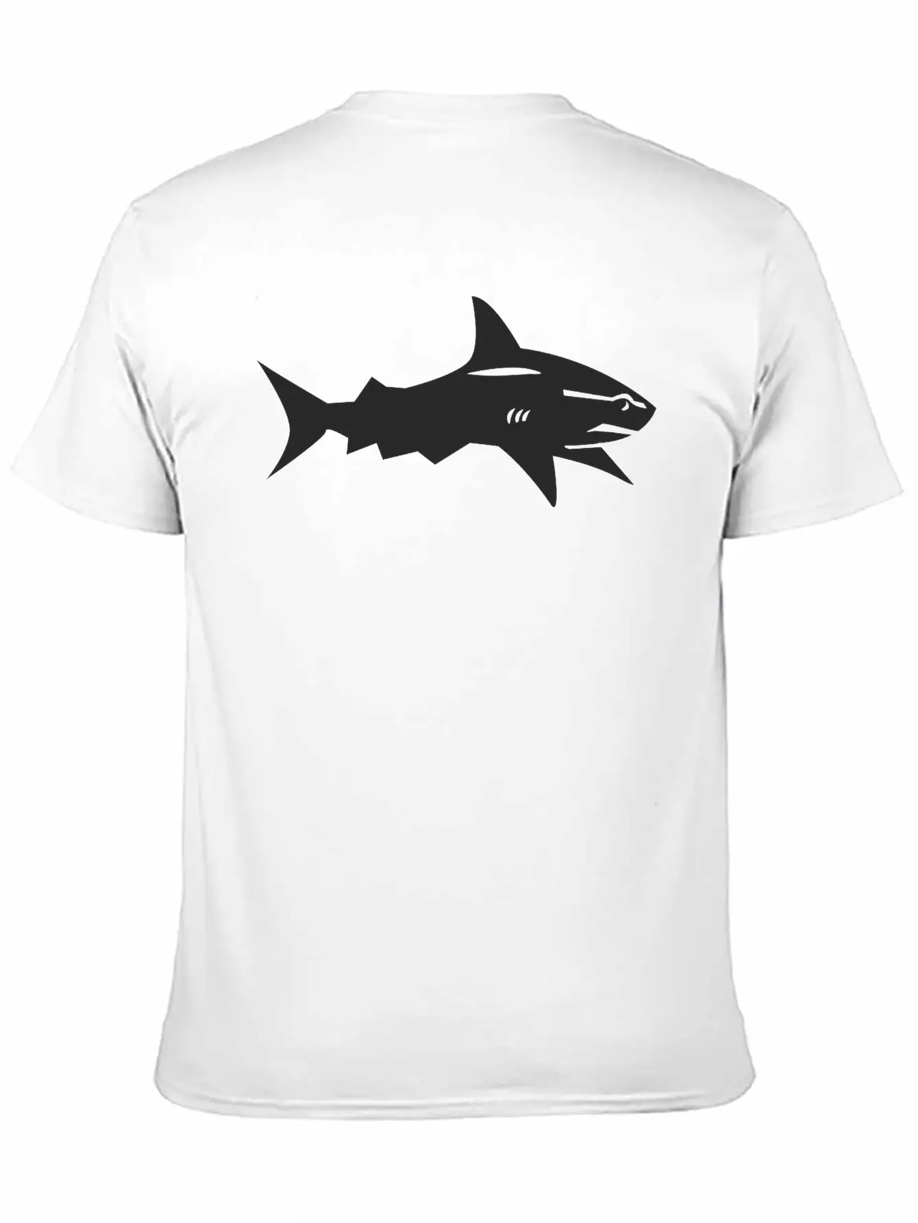 Shark Comfortable Minimalist Graphic Tee – Summer Style Essential