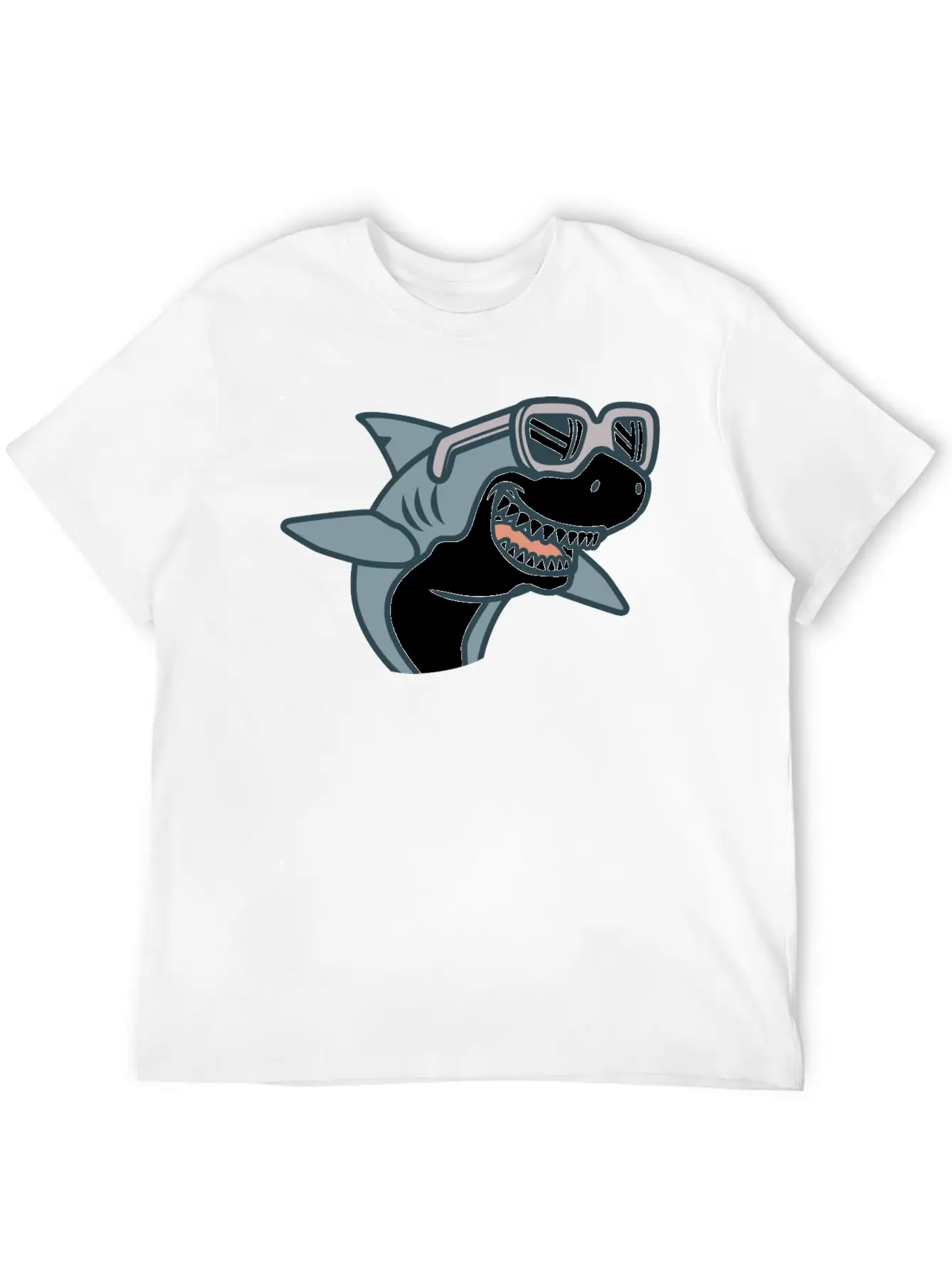Shark Cool Comfortable Minimalist Graphic Tee – Summer Style Essential