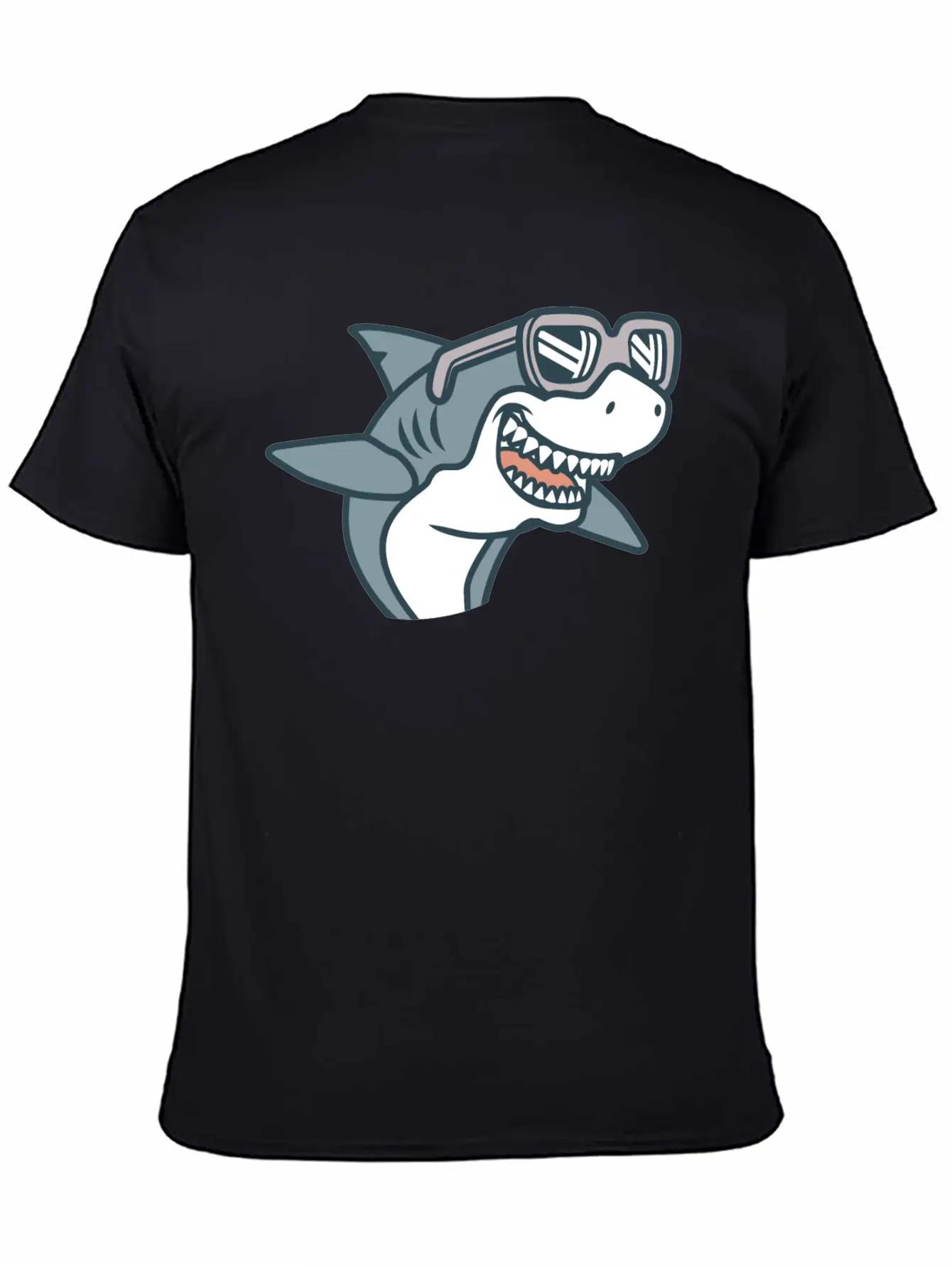 Shark Cool Comfortable Minimalist Graphic Tee – Summer Style Essential