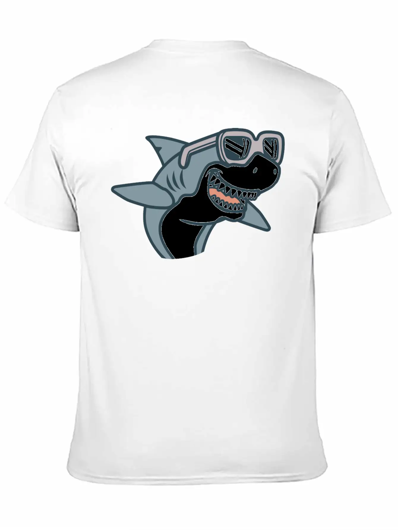 Shark Cool Comfortable Minimalist Graphic Tee – Summer Style Essential