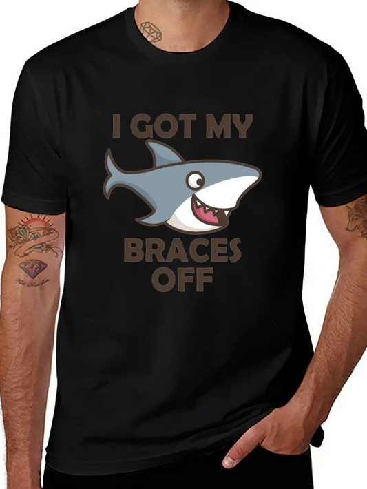 Shark Dental Braces Dental Hygiene Orthodontist Bo Stylish Everyday T-Shirt – Unisex Basic Cotton Tee