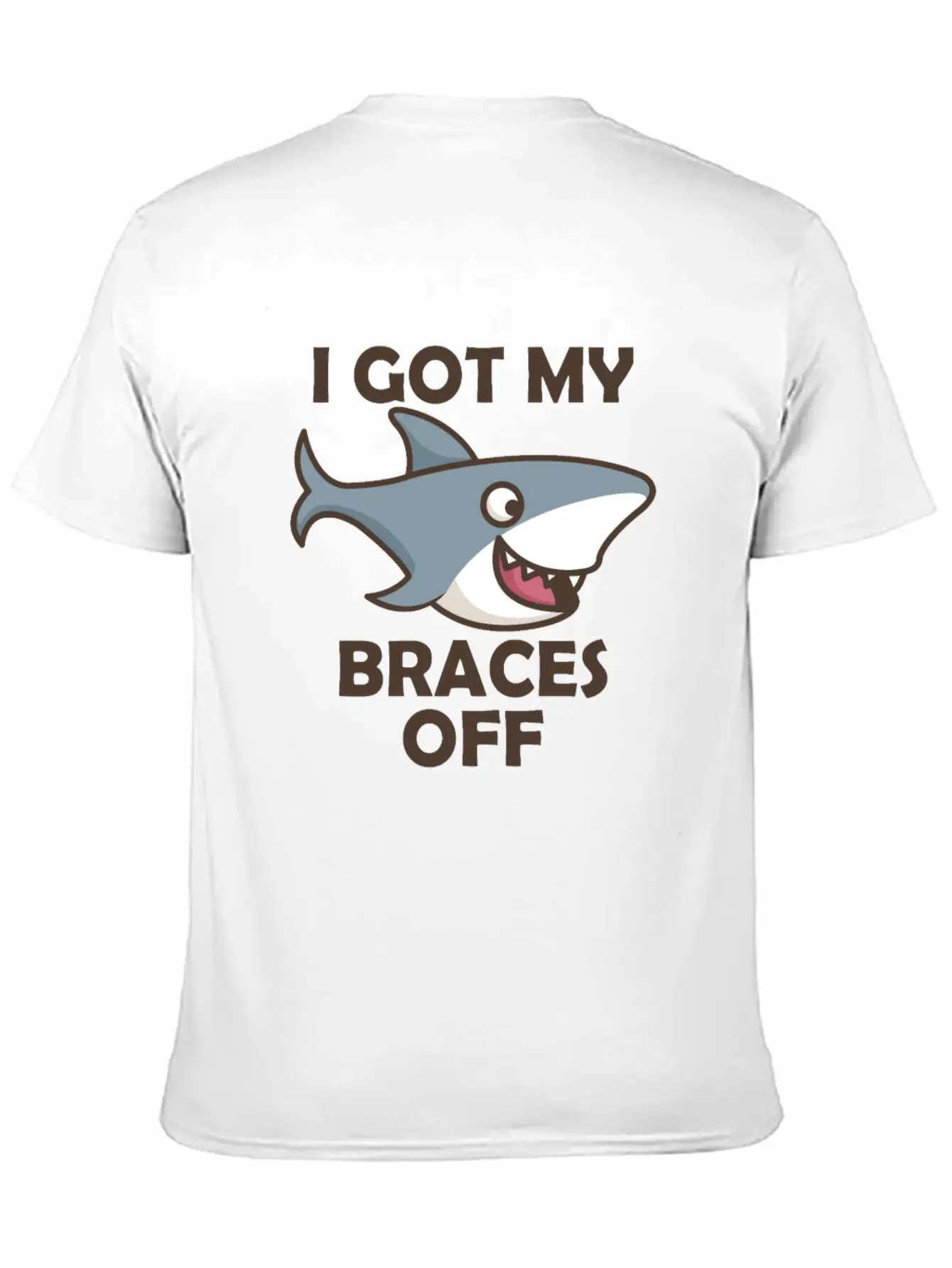 Shark Dental Braces Dental Hygiene Orthodontist Bo Stylish Everyday T-Shirt – Unisex Basic Cotton Tee