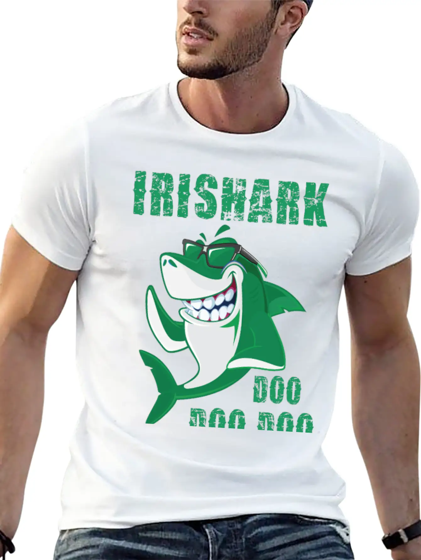 Shark Patricks Stylish Everyday T-Shirt – Unisex Basic Cotton Tee