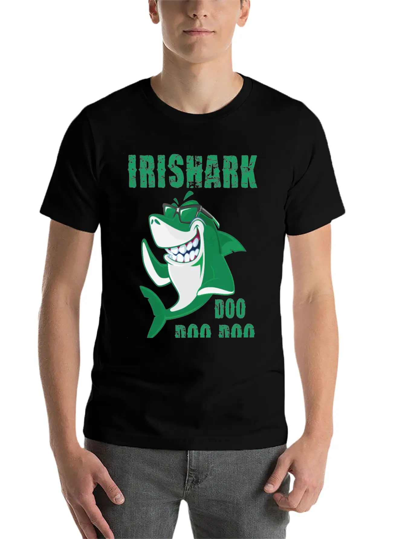 Shark Patricks Stylish Everyday T-Shirt – Unisex Basic Cotton Tee