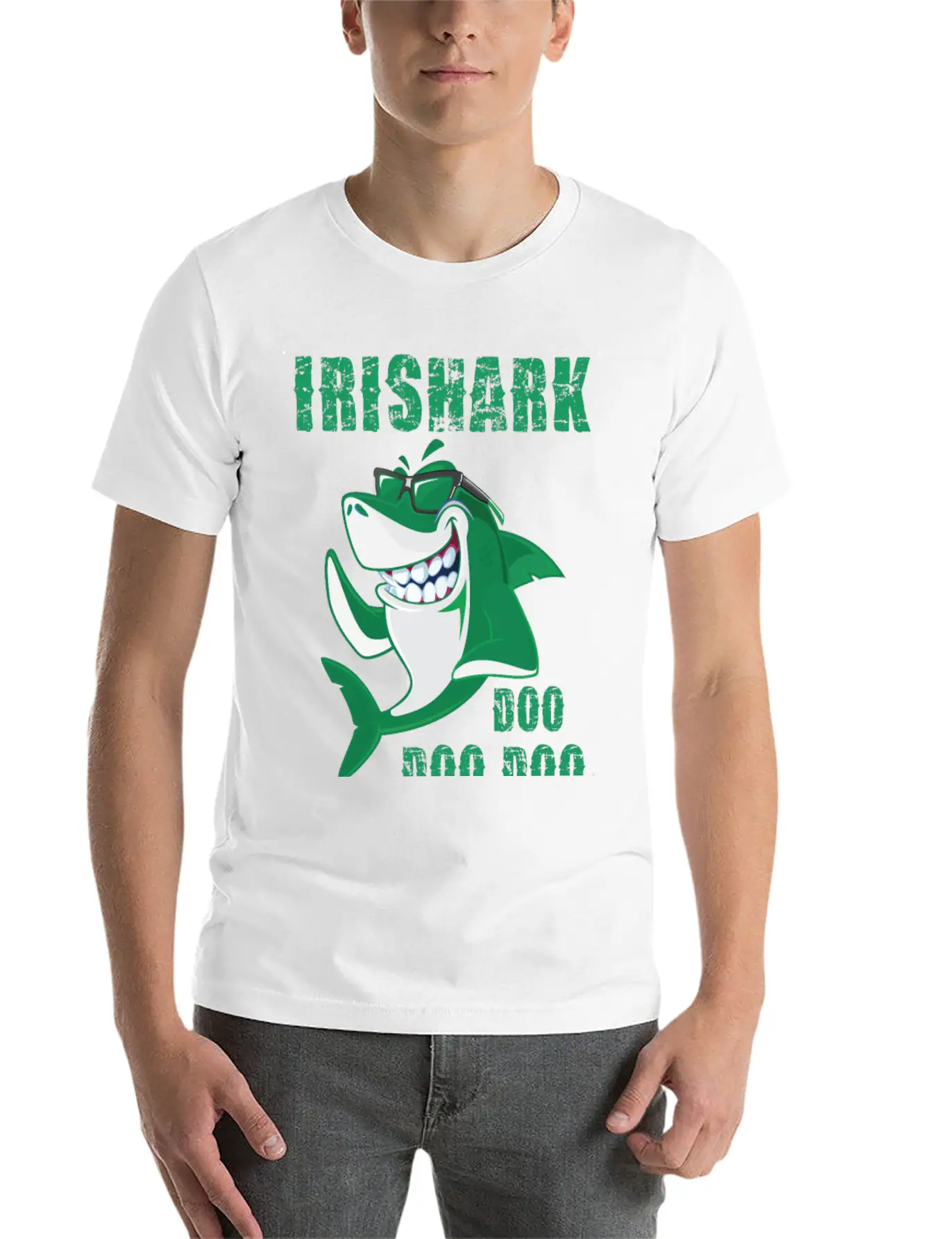 Shark Patricks Stylish Everyday T-Shirt – Unisex Basic Cotton Tee