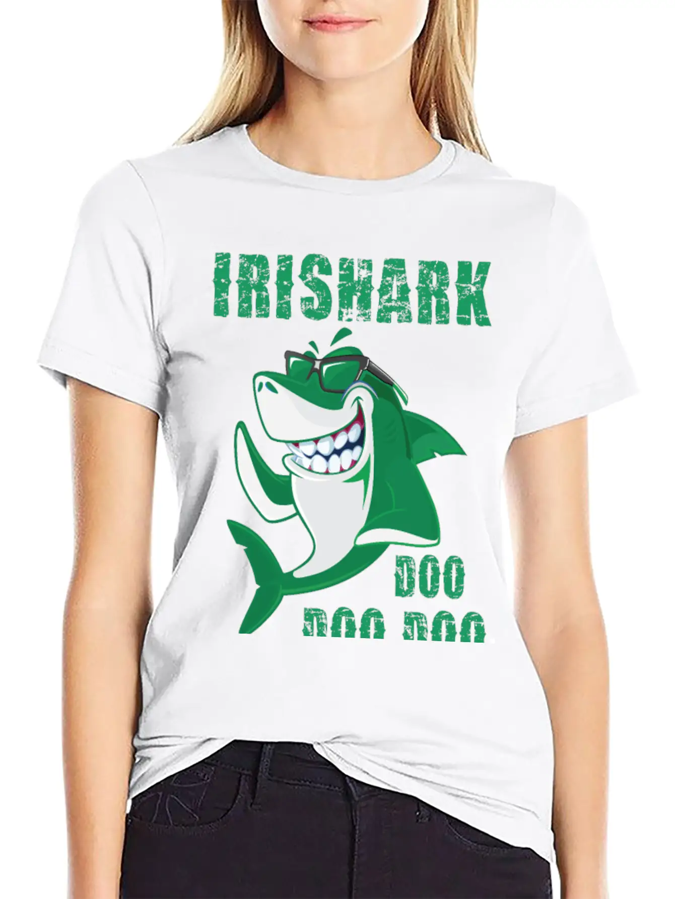 Shark Patricks Stylish Everyday T-Shirt – Unisex Basic Cotton Tee