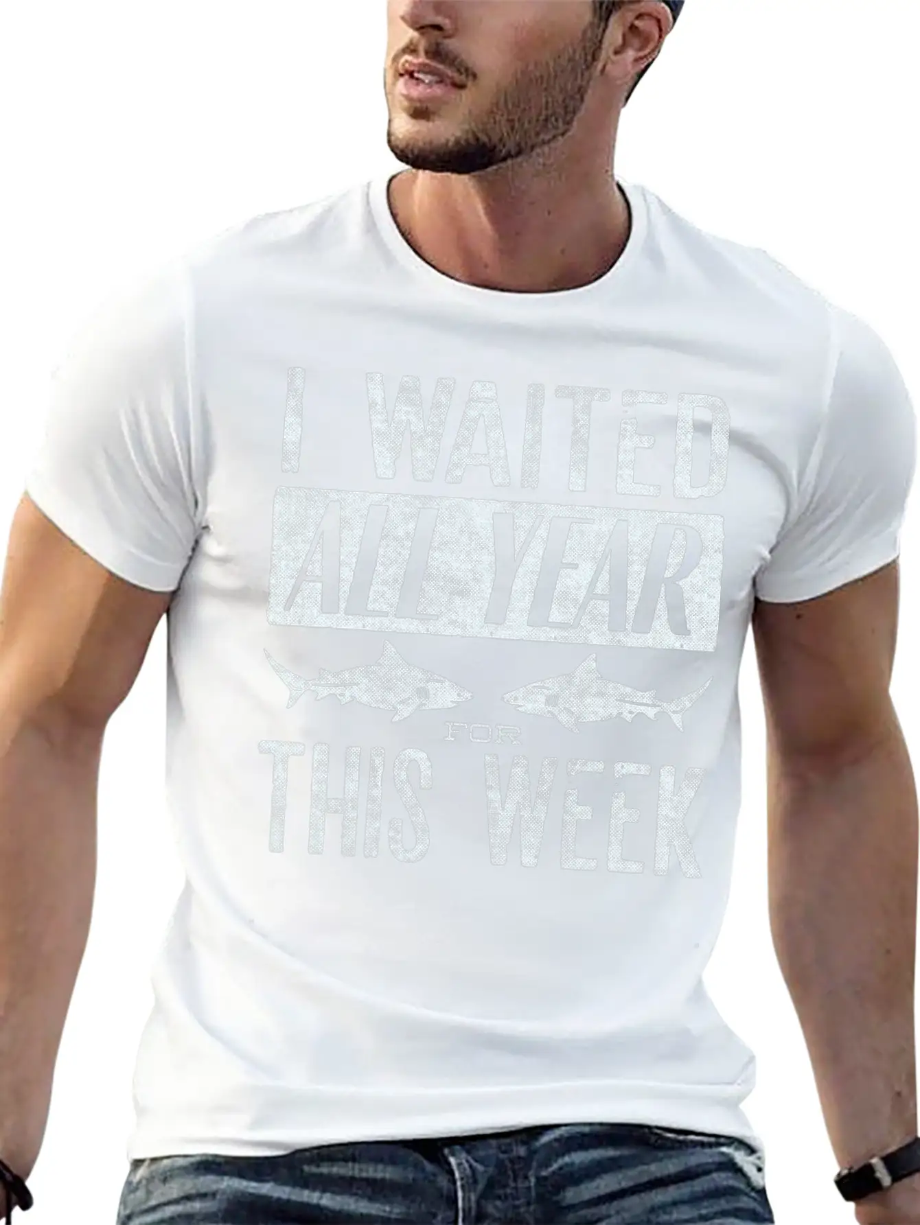 Shark, Sharks, Shark Jokes Unisex Short Sleeve Soft Cotton T-Shirt – Casual Everyday Wear