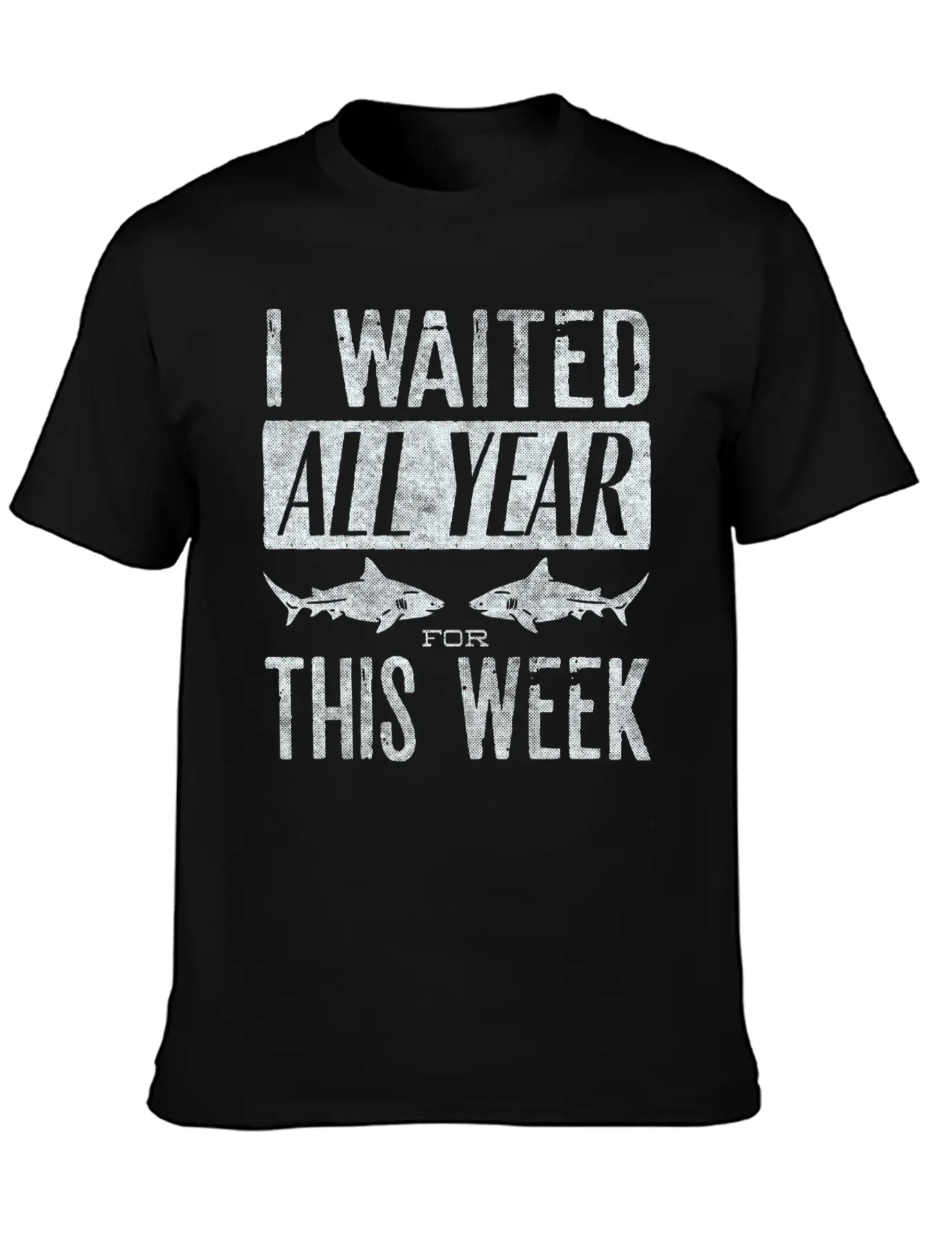Shark, Sharks, Shark Jokes Unisex Short Sleeve Soft Cotton T-Shirt – Casual Everyday Wear