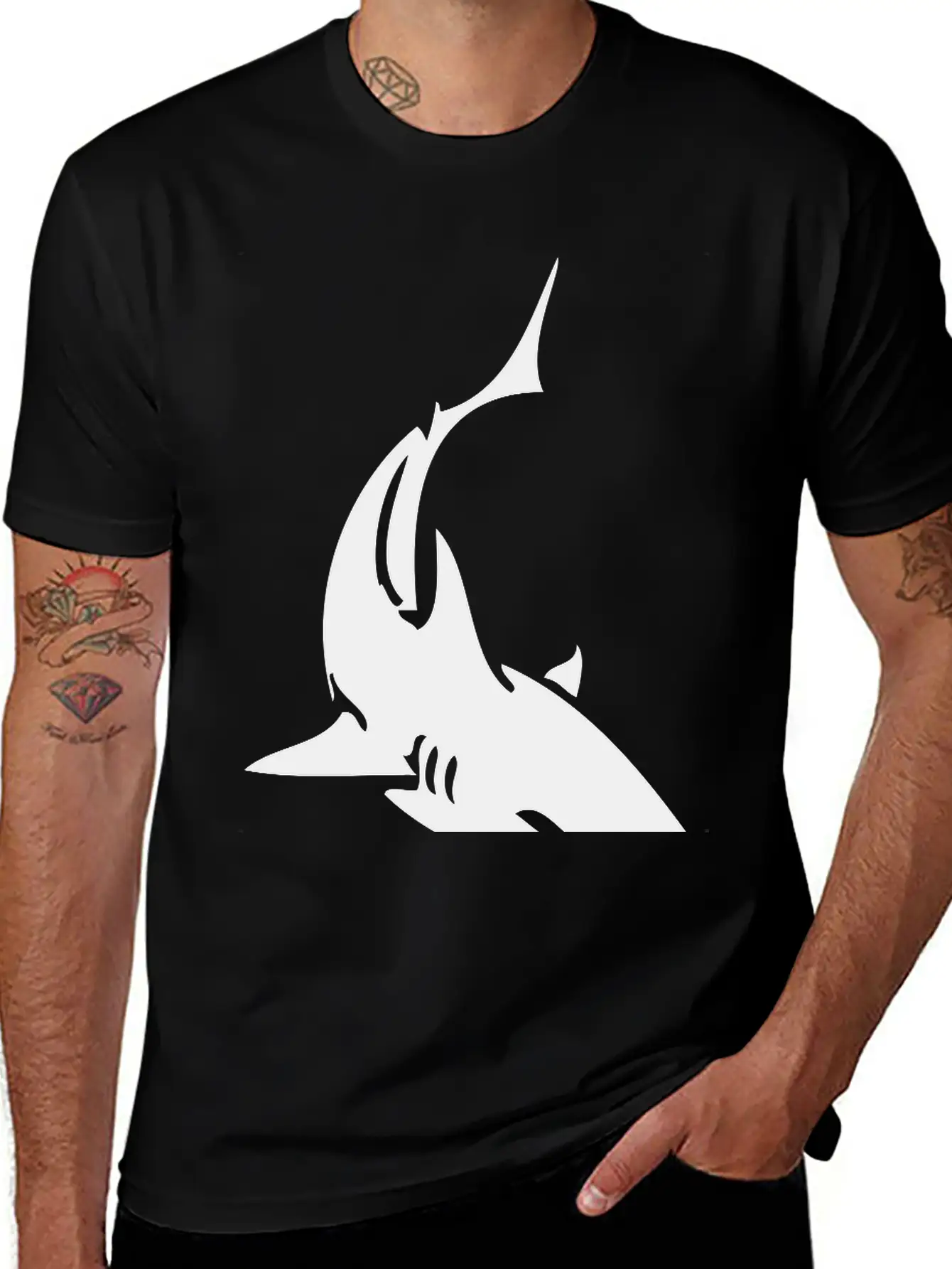 Shark Stylish Everyday T-Shirt – Unisex Basic Cotton Tee