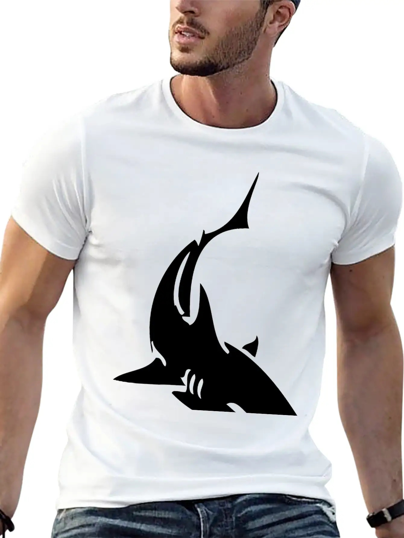 Shark Stylish Everyday T-Shirt – Unisex Basic Cotton Tee