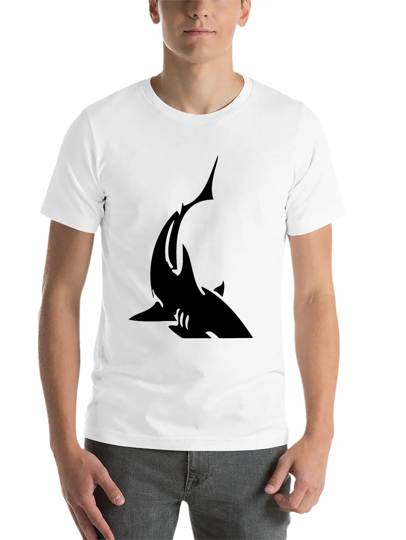 Shark Stylish Everyday T-Shirt – Unisex Basic Cotton Tee