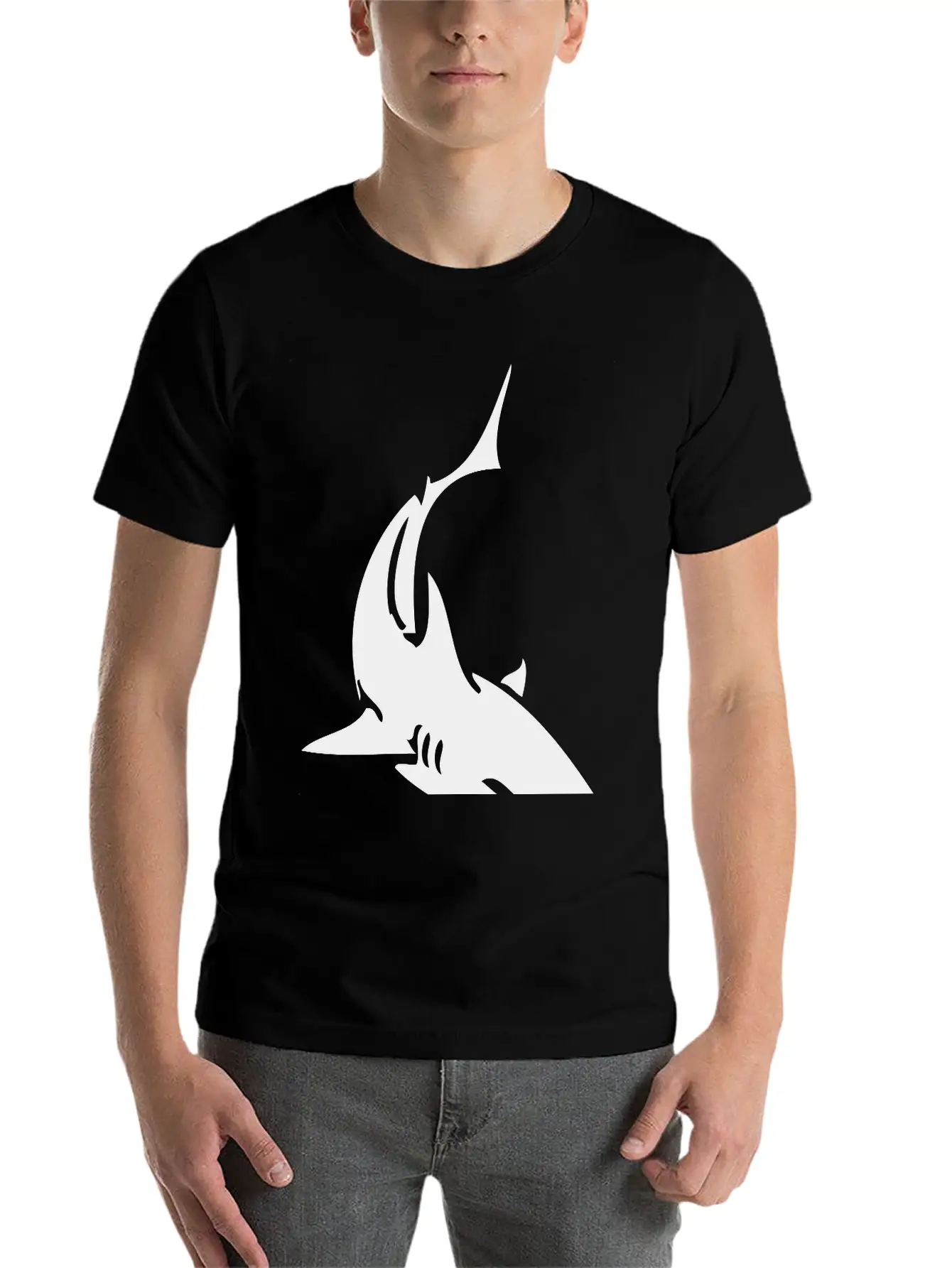 Shark Stylish Everyday T-Shirt – Unisex Basic Cotton Tee